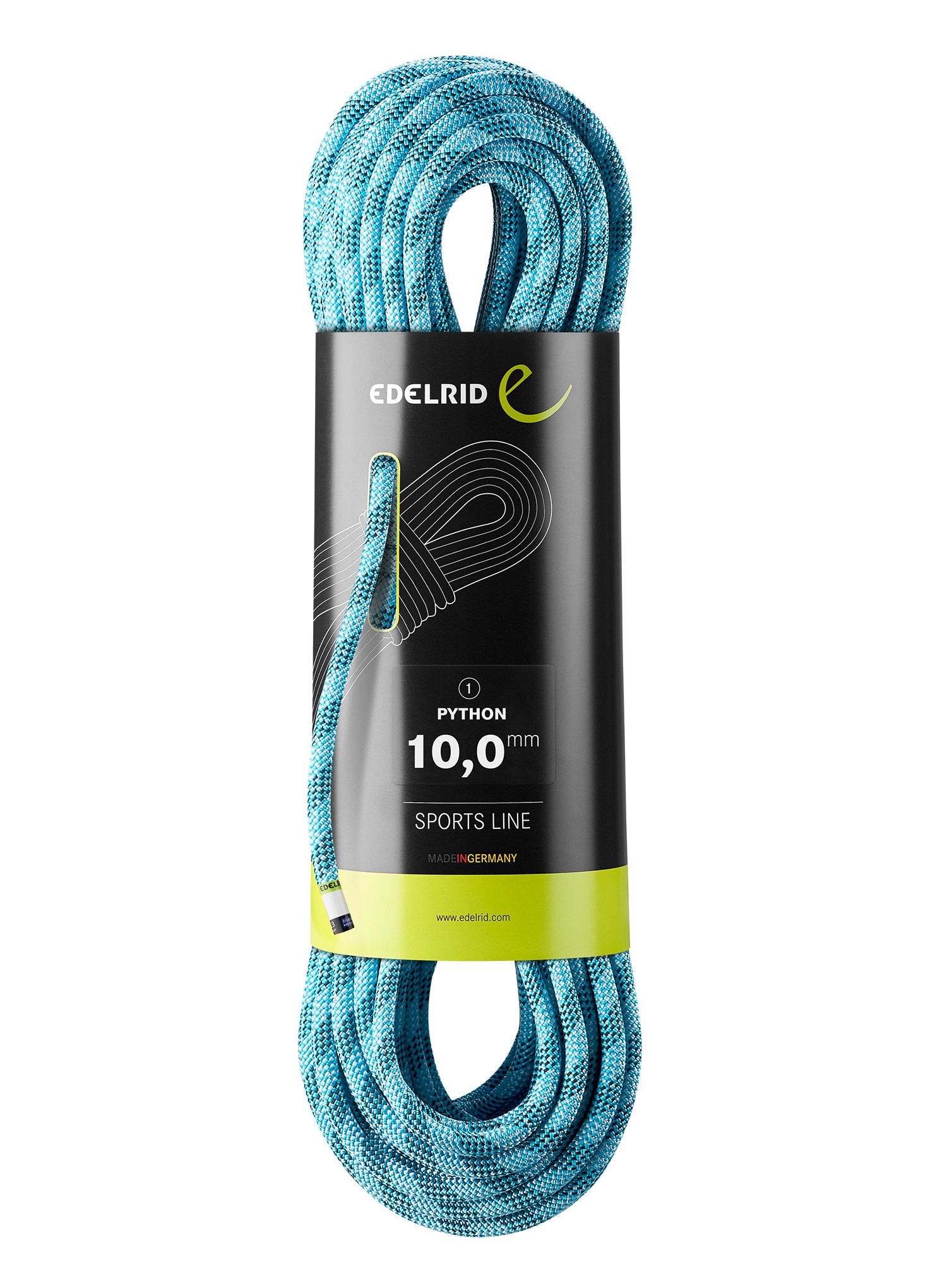 Kletterseil Edelrid Python 10 mm 40 m - blue
