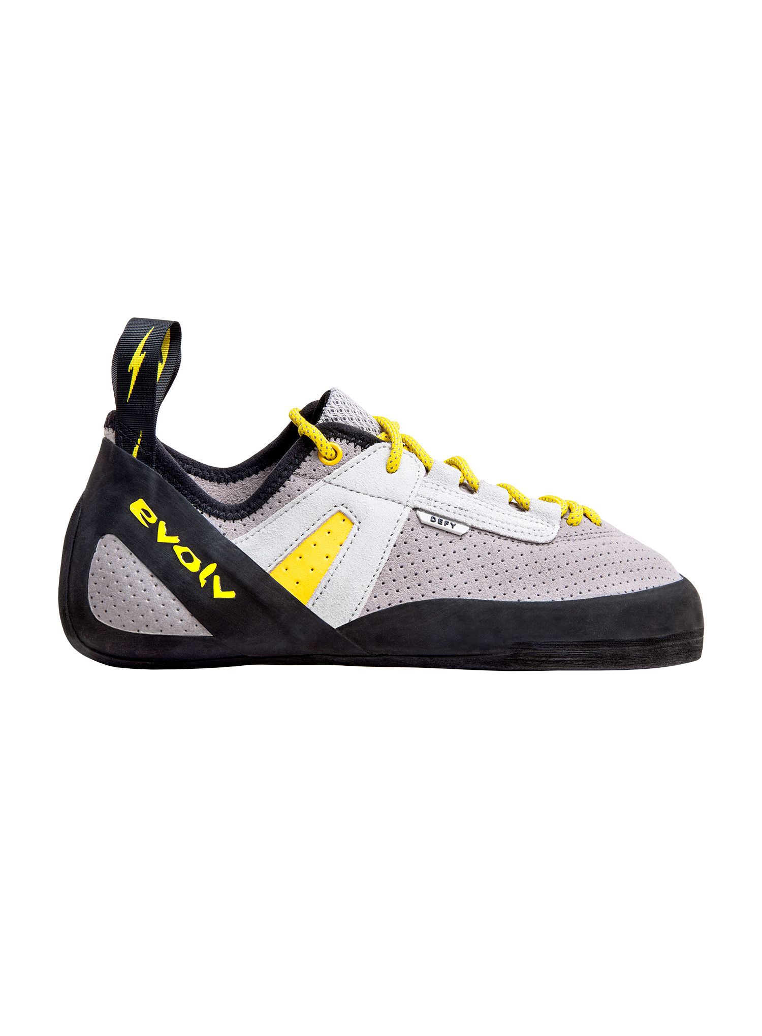 Kletterschuhe Evolv Defy Lace - fog gray/banana