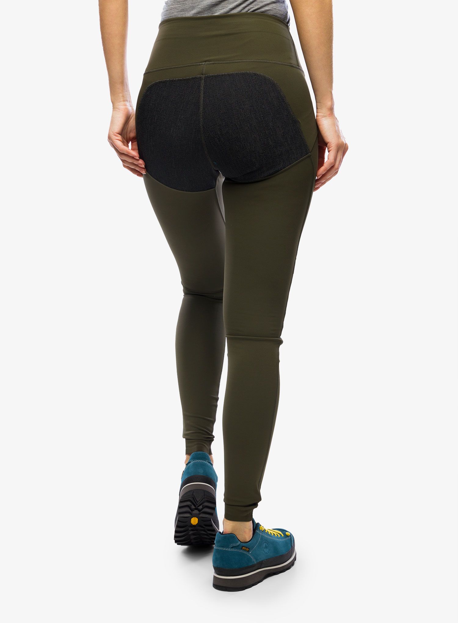 Hose Damen Fjallraven Abisko Trekking Tights HD - deep forest