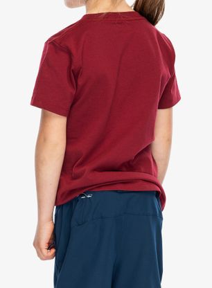 Shirt Kinder Fjallraven Kids Logo T-shirt - pomegranate red