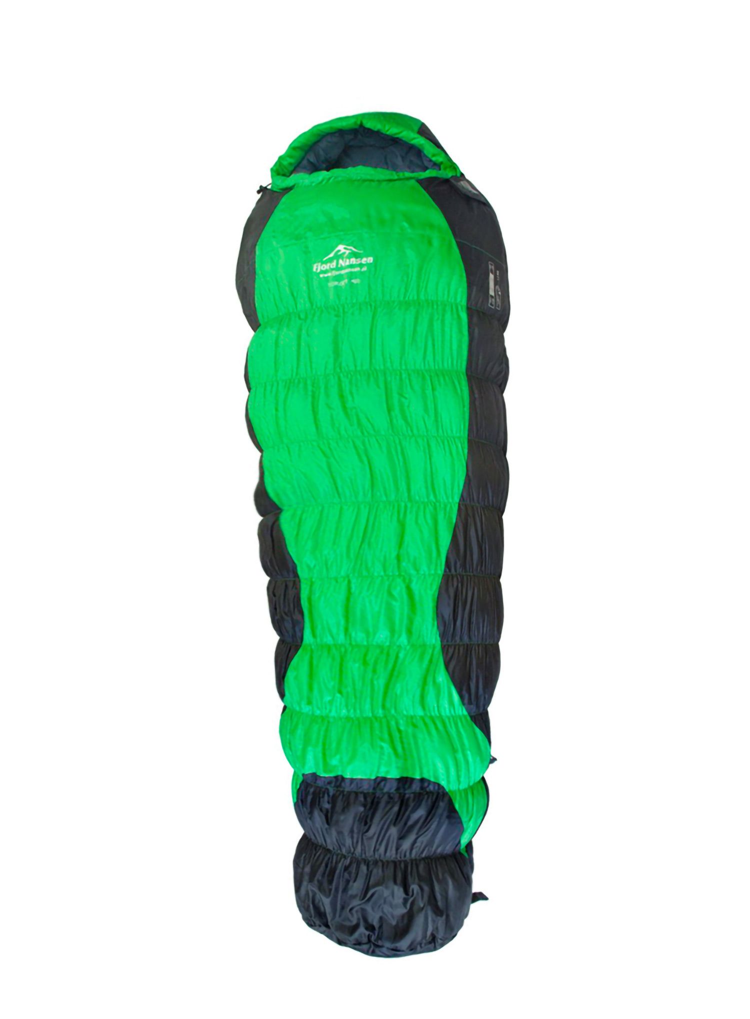 Kunstfaserschlafsack Fjord Nansen Torget Mid (178 cm) - emerald/emerald