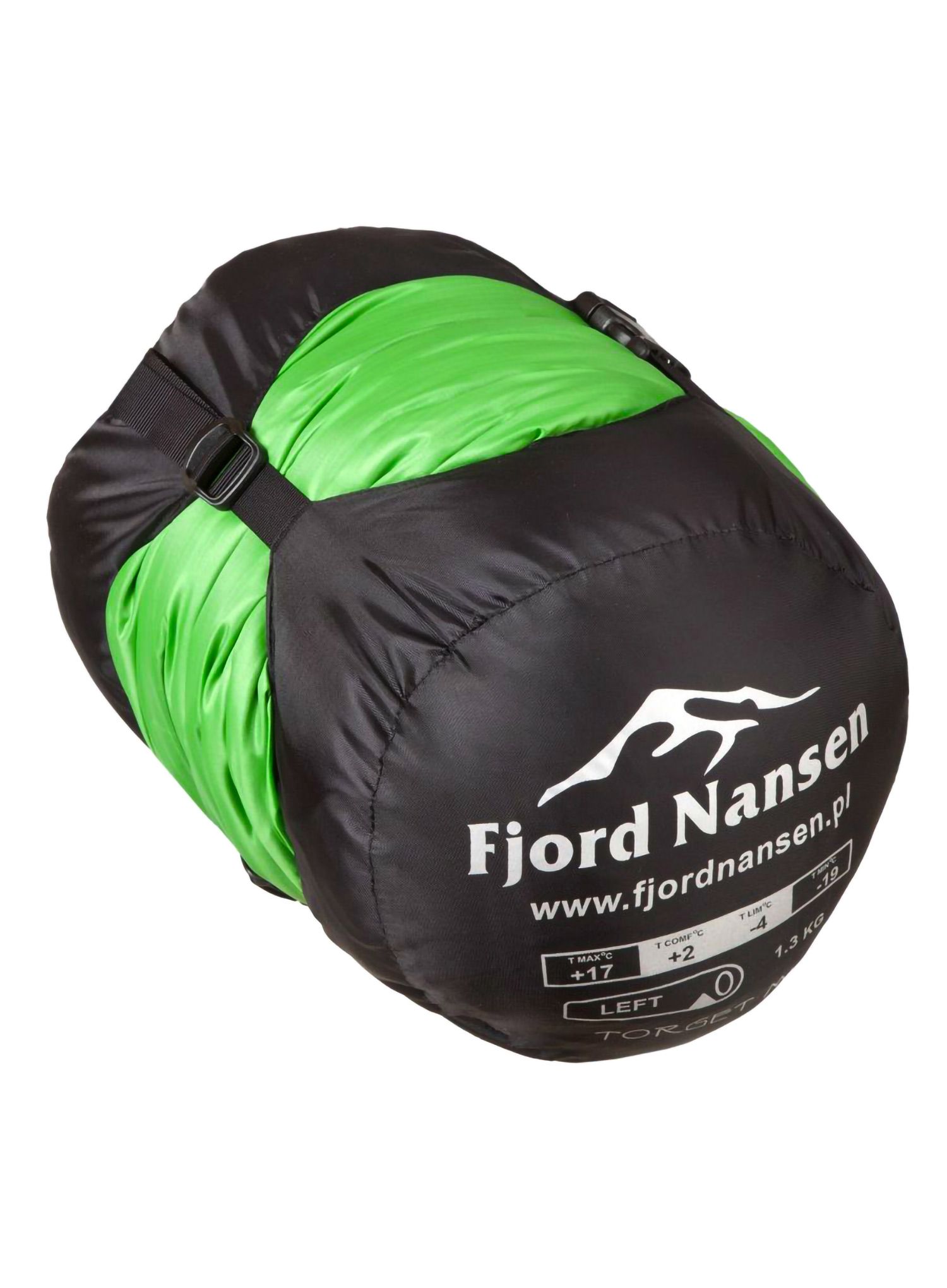 Kunstfaserschlafsack Fjord Nansen Torget Mid (178 cm) - emerald/emerald