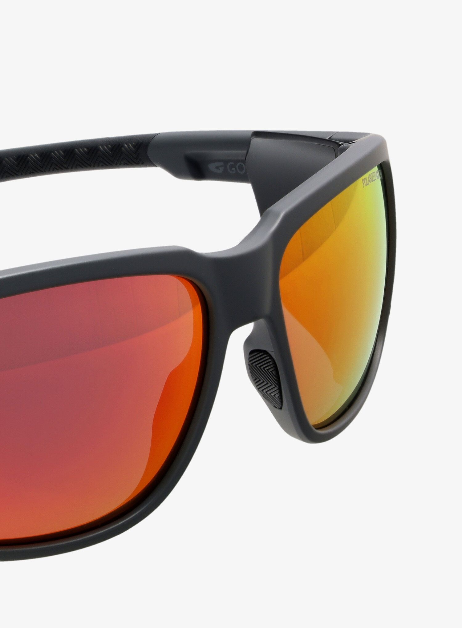 Polarisationsbrille GOG Makalu - polychromatic red/grey/black