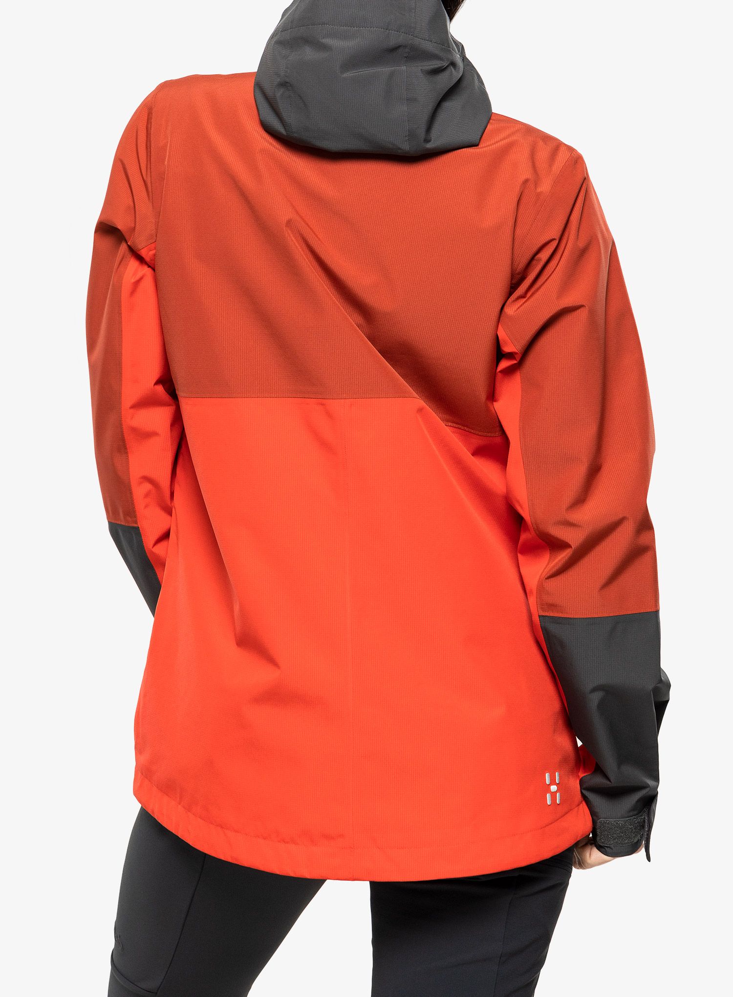 Regenjacke Damen Haglofs Finch Proof Jacket - poppy red/corrosion