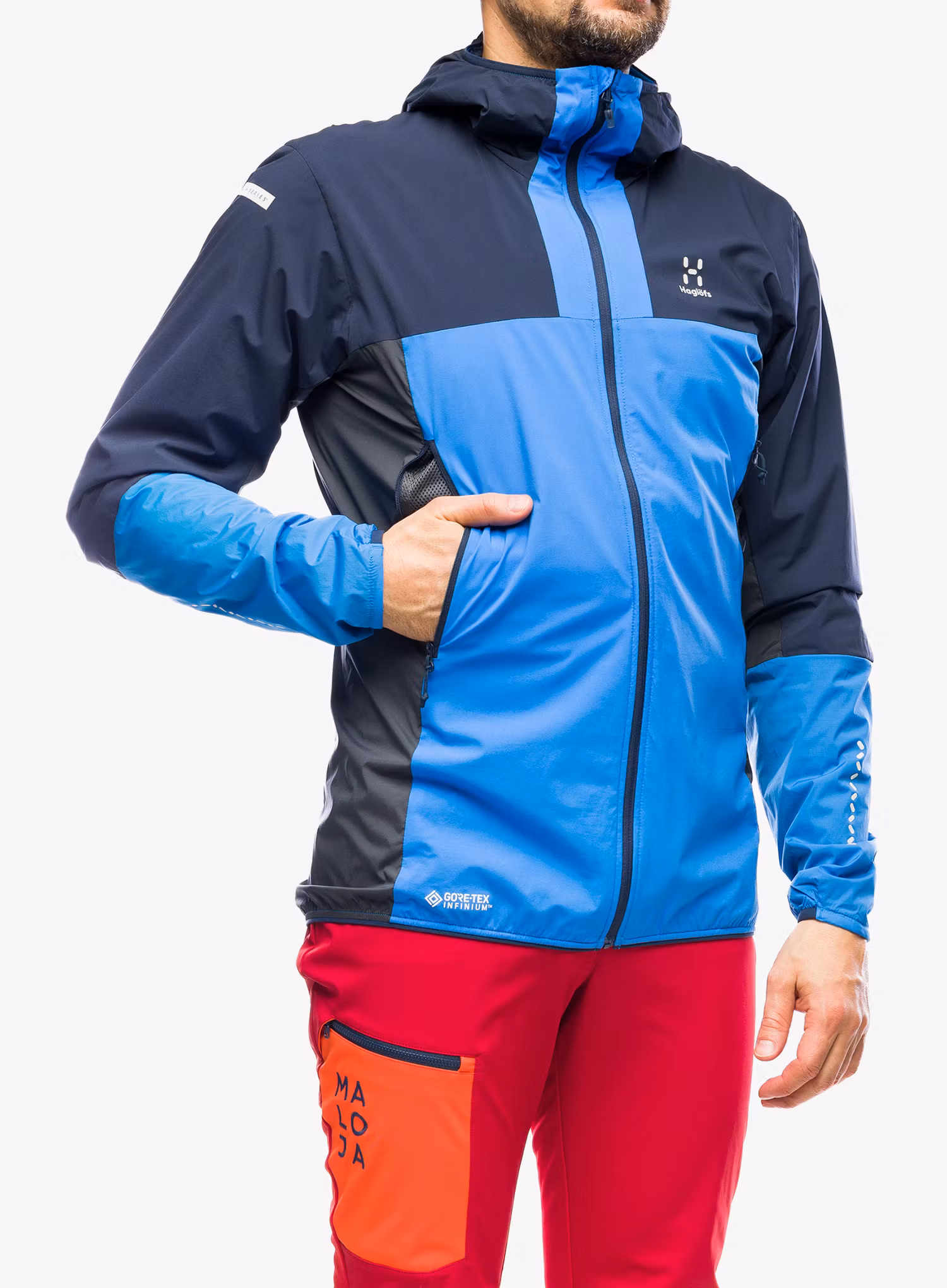 Thermojacke Haglofs L.I.M Alpha Hood - nordic blue/tarn blue