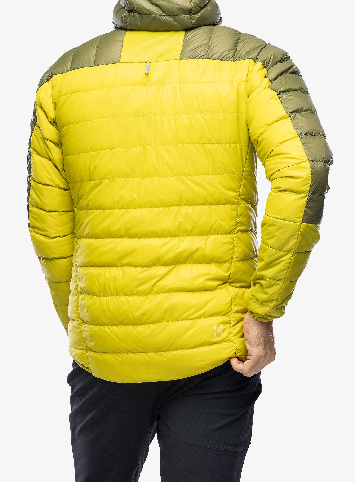 Daunenjacke Haglofs L.I.M Down Hood - aurora/olive green