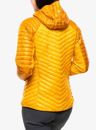 Thermojacke Damen Haglofs L.I.M. Mimic Hood - sunny yellow/magnetite