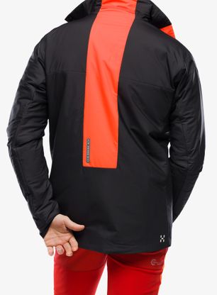 Thermojacke Haglofs L.I.M ZT Breathe Insulated Jacket - true black/zenith red