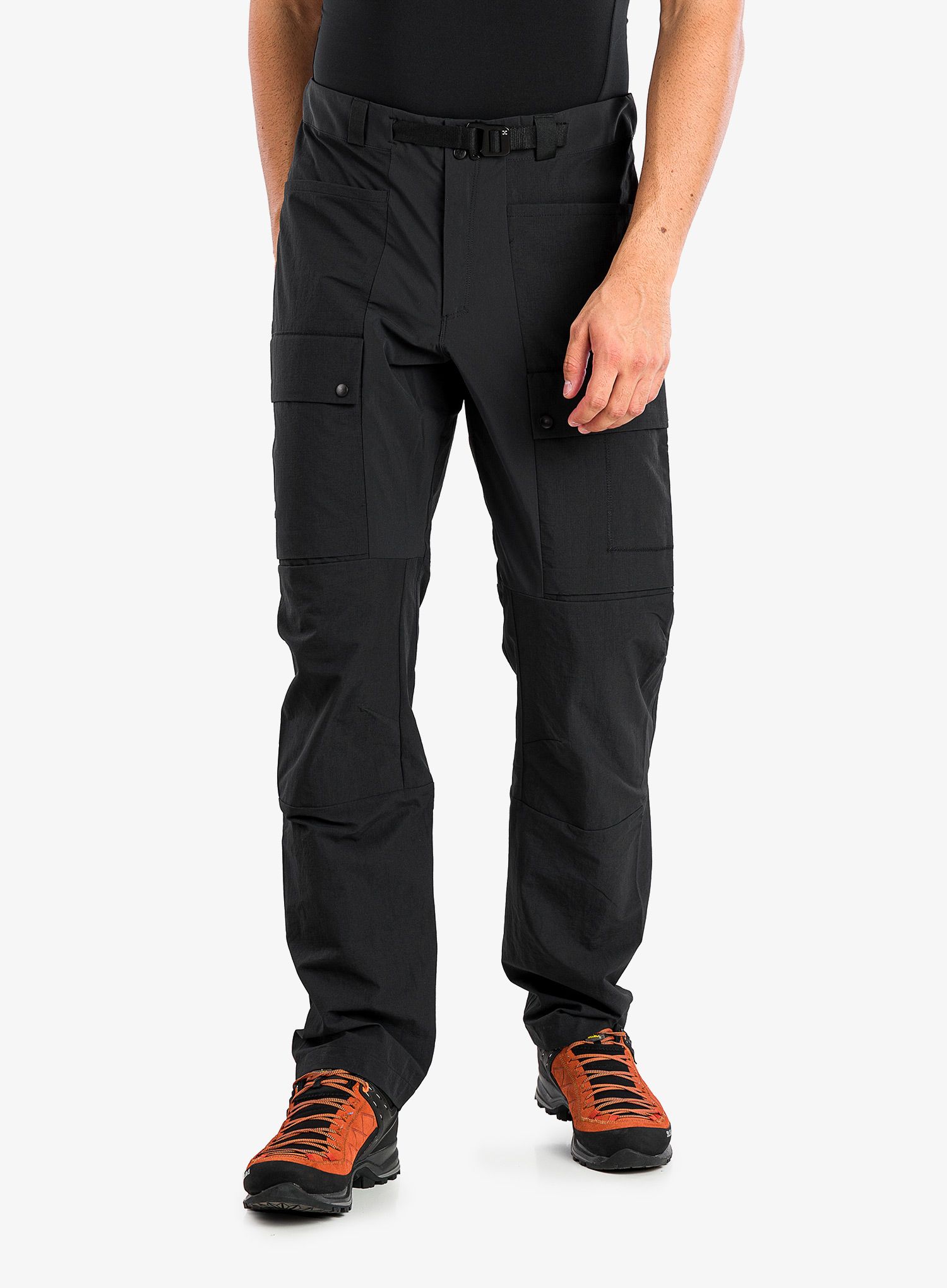 Trekkinghose Herren Haglofs L.I.M ZT Pant - true black/zenith red