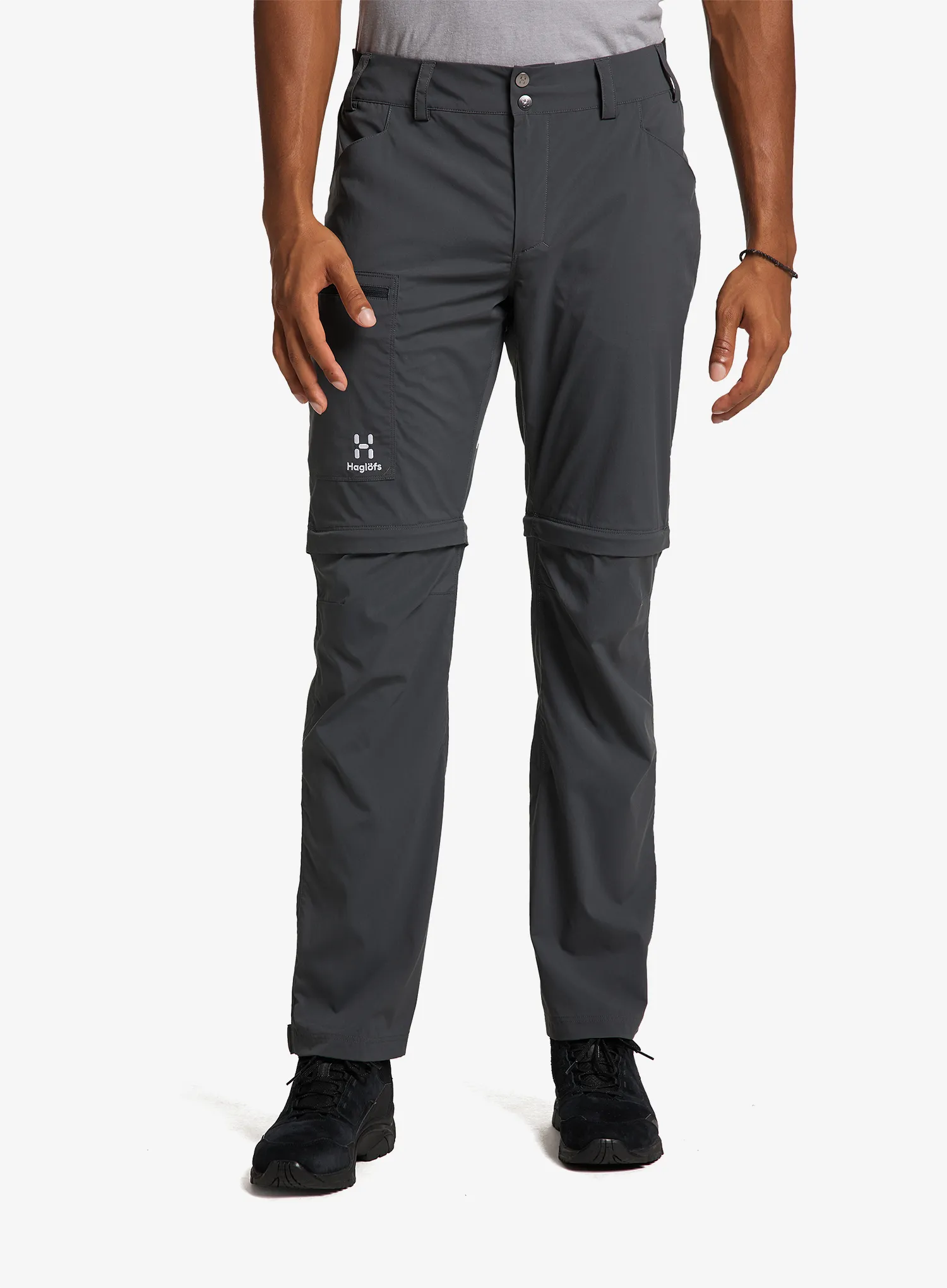 Zip-Off Hose Herren Haglofs Lite Standard Zip-Off Pant - magnetite