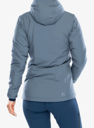 Thermojacke Damen Haglofs Mimic Alert Hood - steel blue