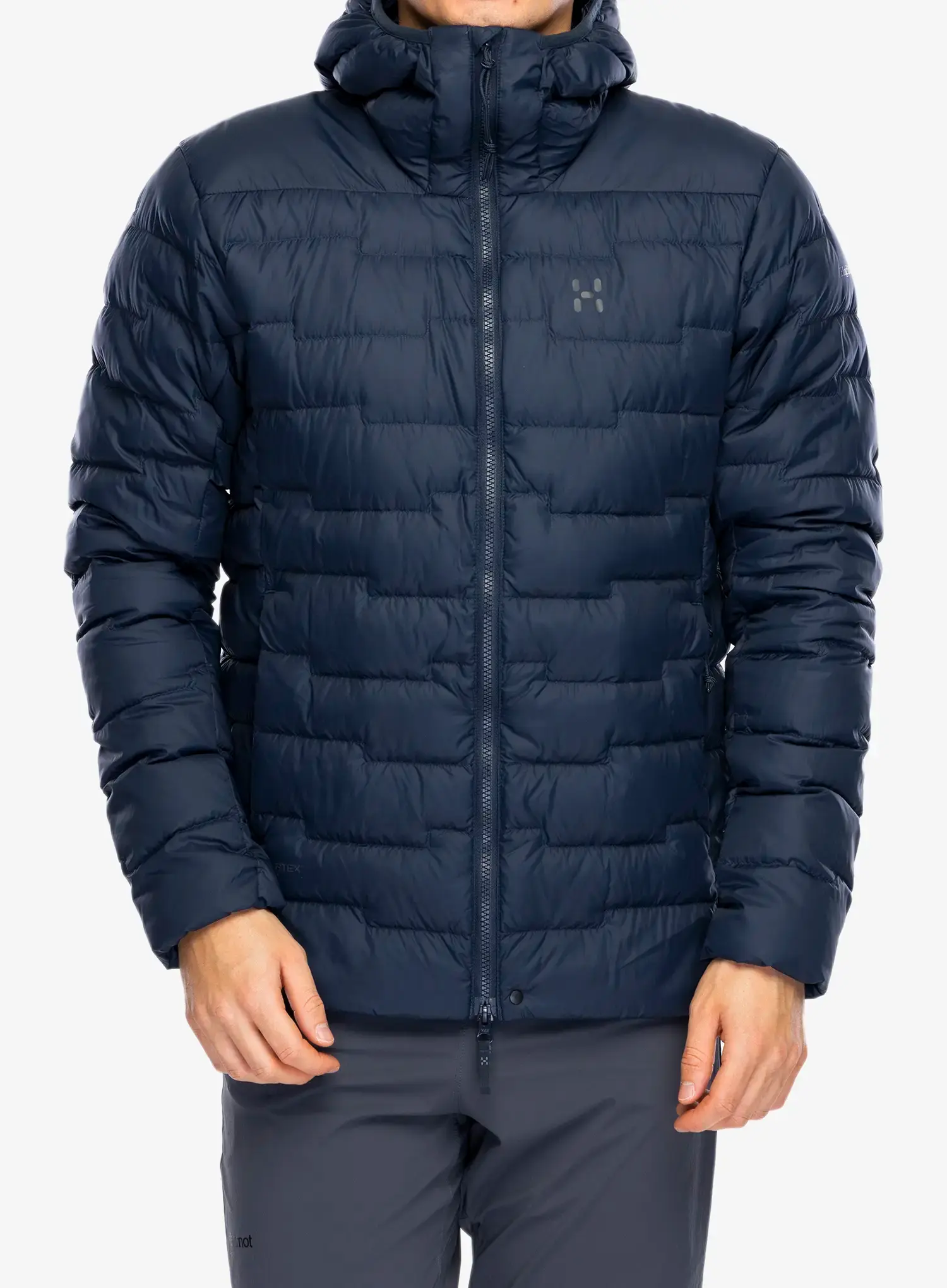 Daunenjacke Haglofs ROC Flash Down Hood - tarn blue