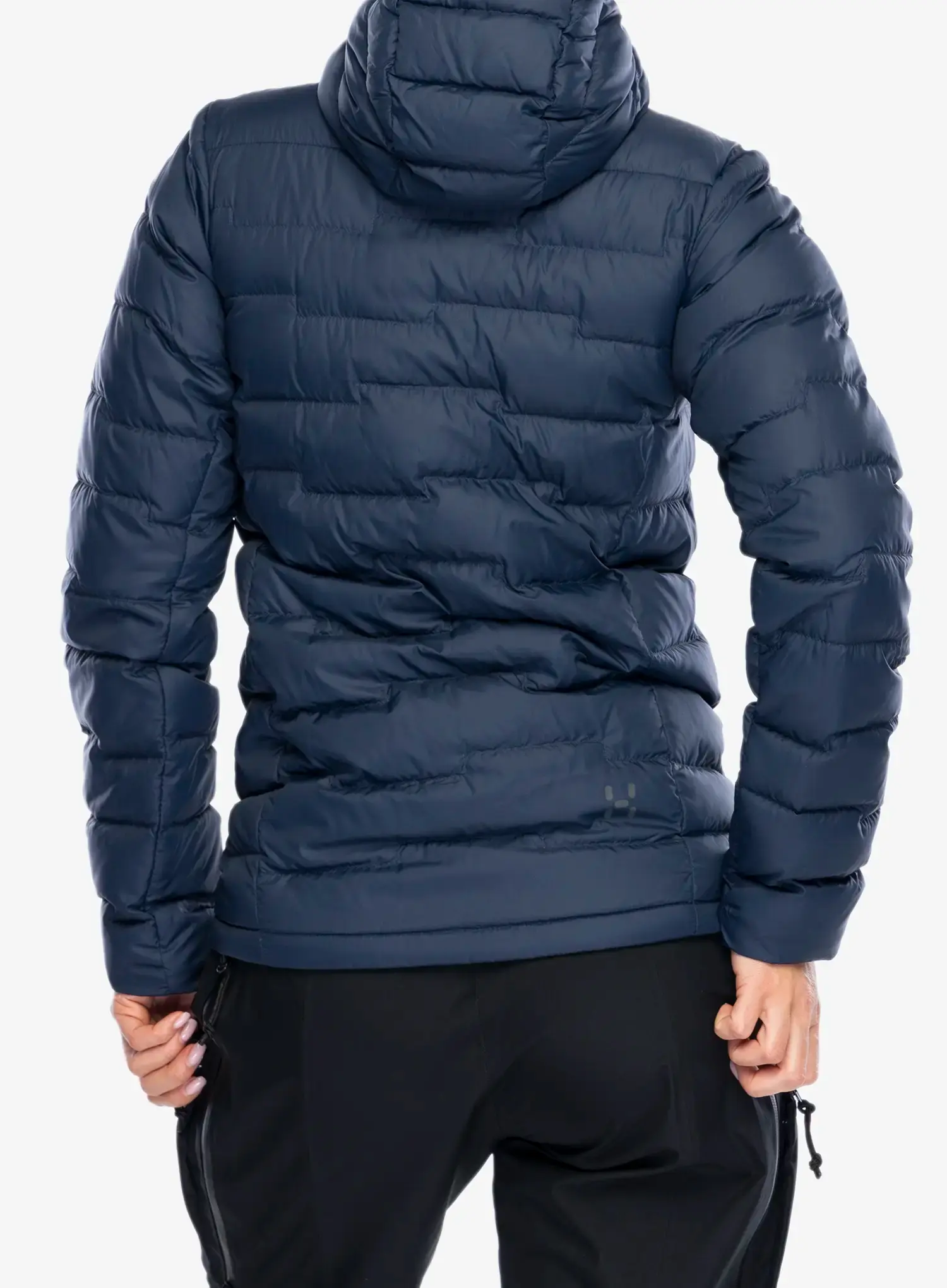Daunenjacke Damen Haglofs ROC Flash Down Hood - tarn blue