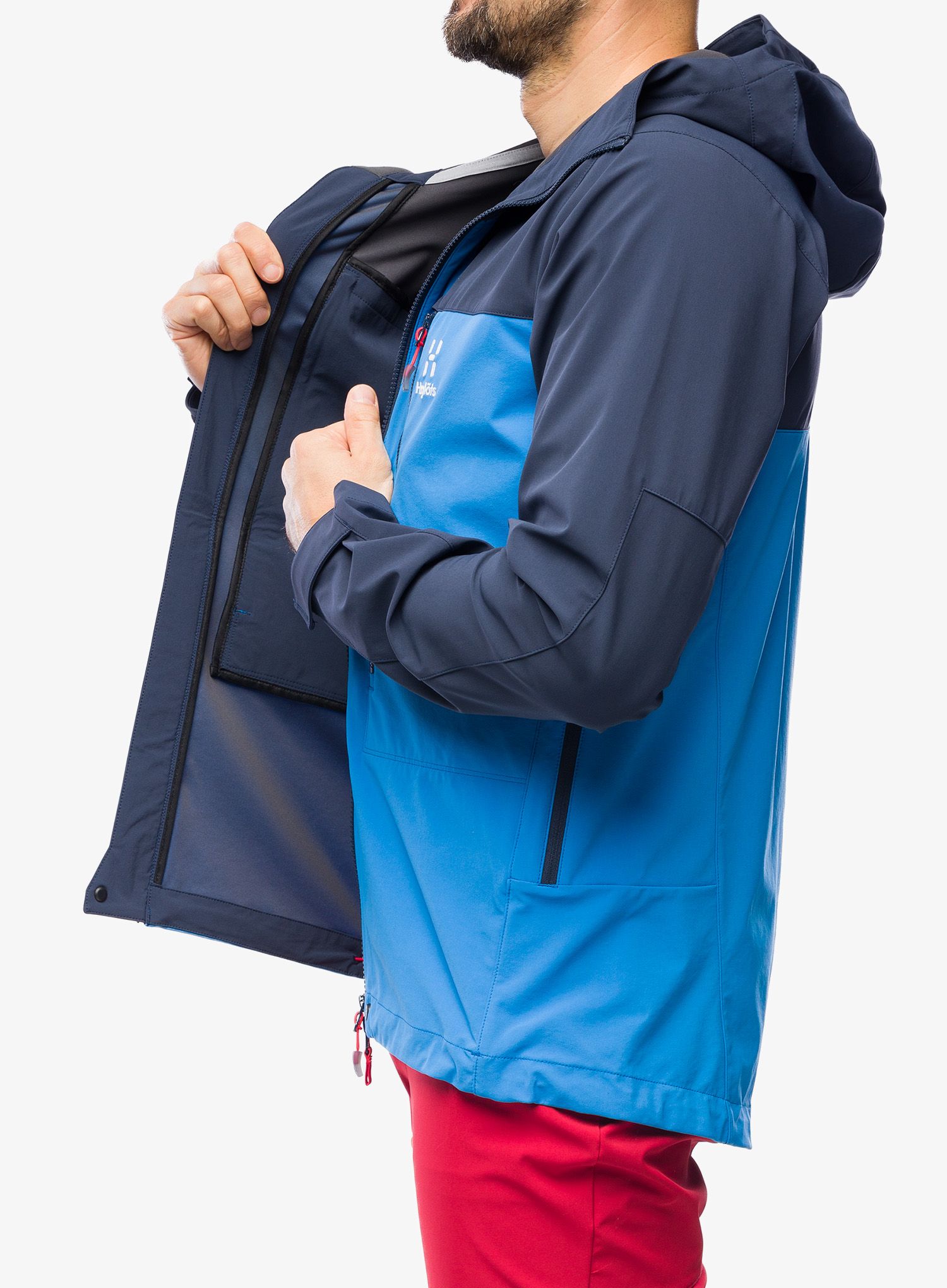 Softshelljacke Haglofs Roc Sight Softshell Jacket - nordic blue/tarn