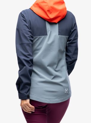 Damen Softshelljacke Haglofs Roc Sight Softshell Jacket - steel blue/tarn blue