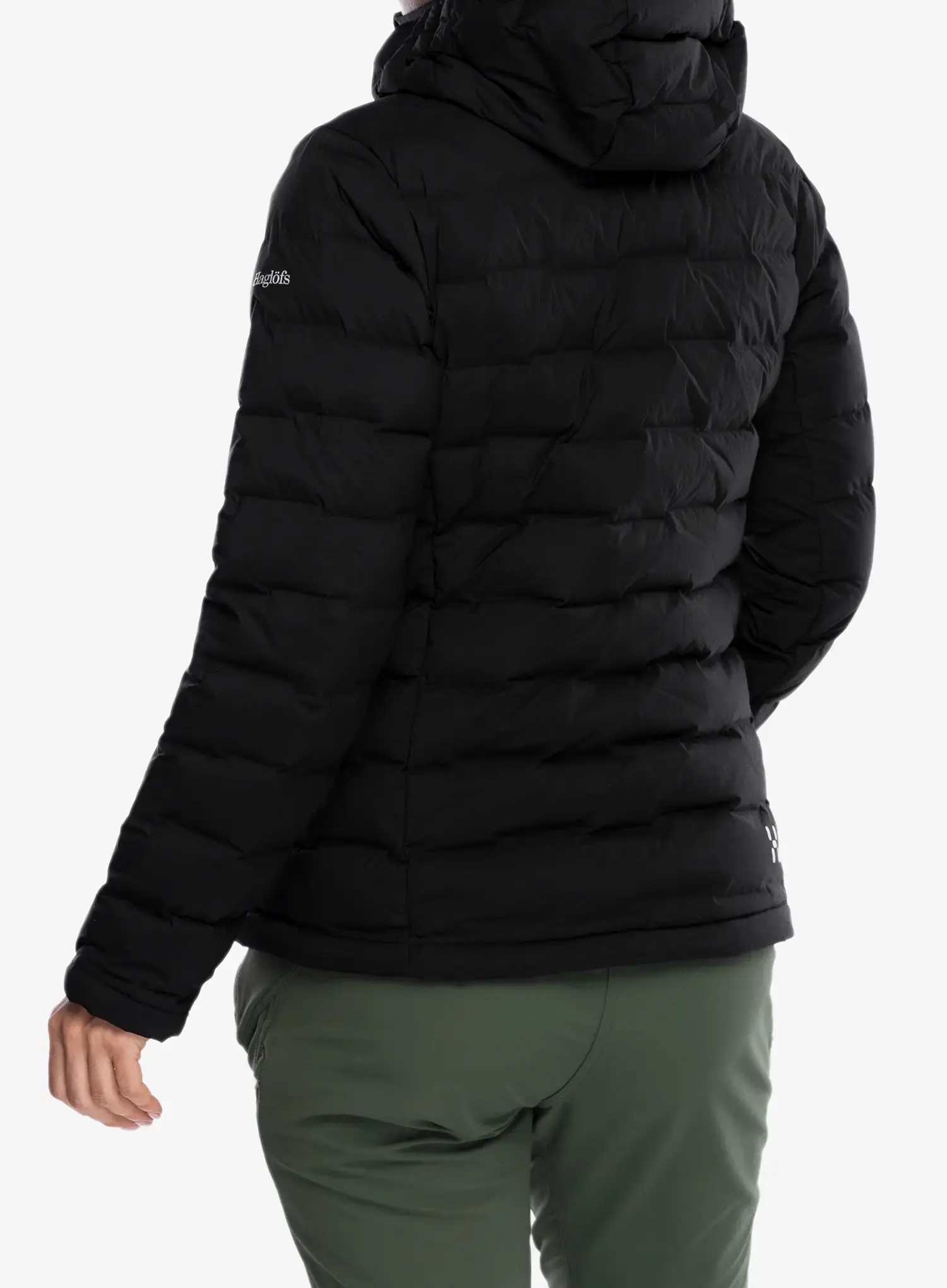 Daunenjacke Damen Haglofs Spitz Down Hood - true black