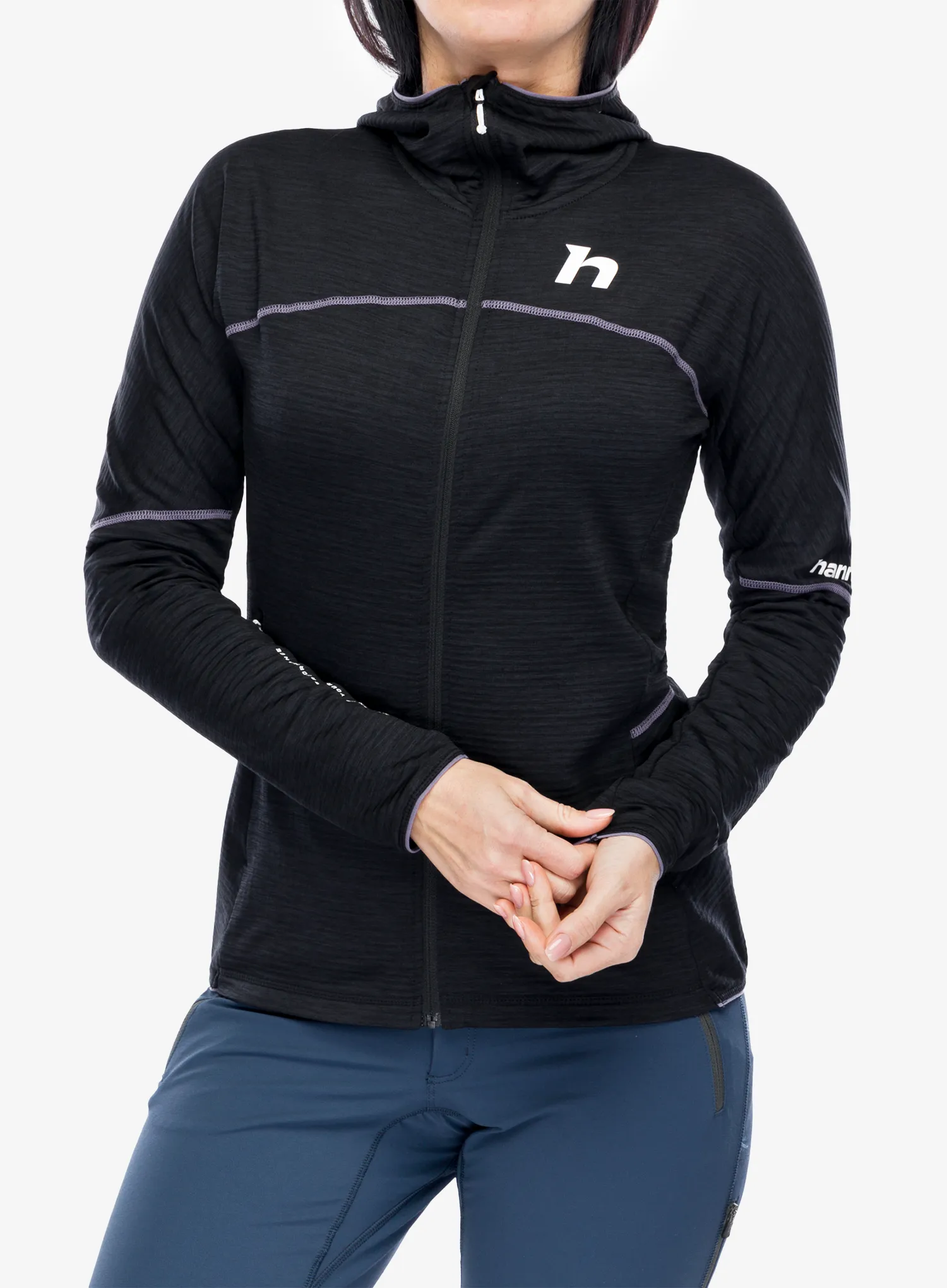 Kapuzenpullover Damen Hannah Meda Hoody - anthracite mel