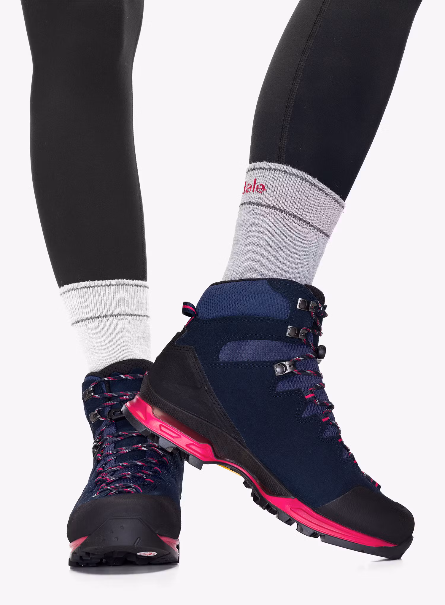 Trekkingschuhe Damen Hanwag Makra Trek Lady GTX - navy/pink
