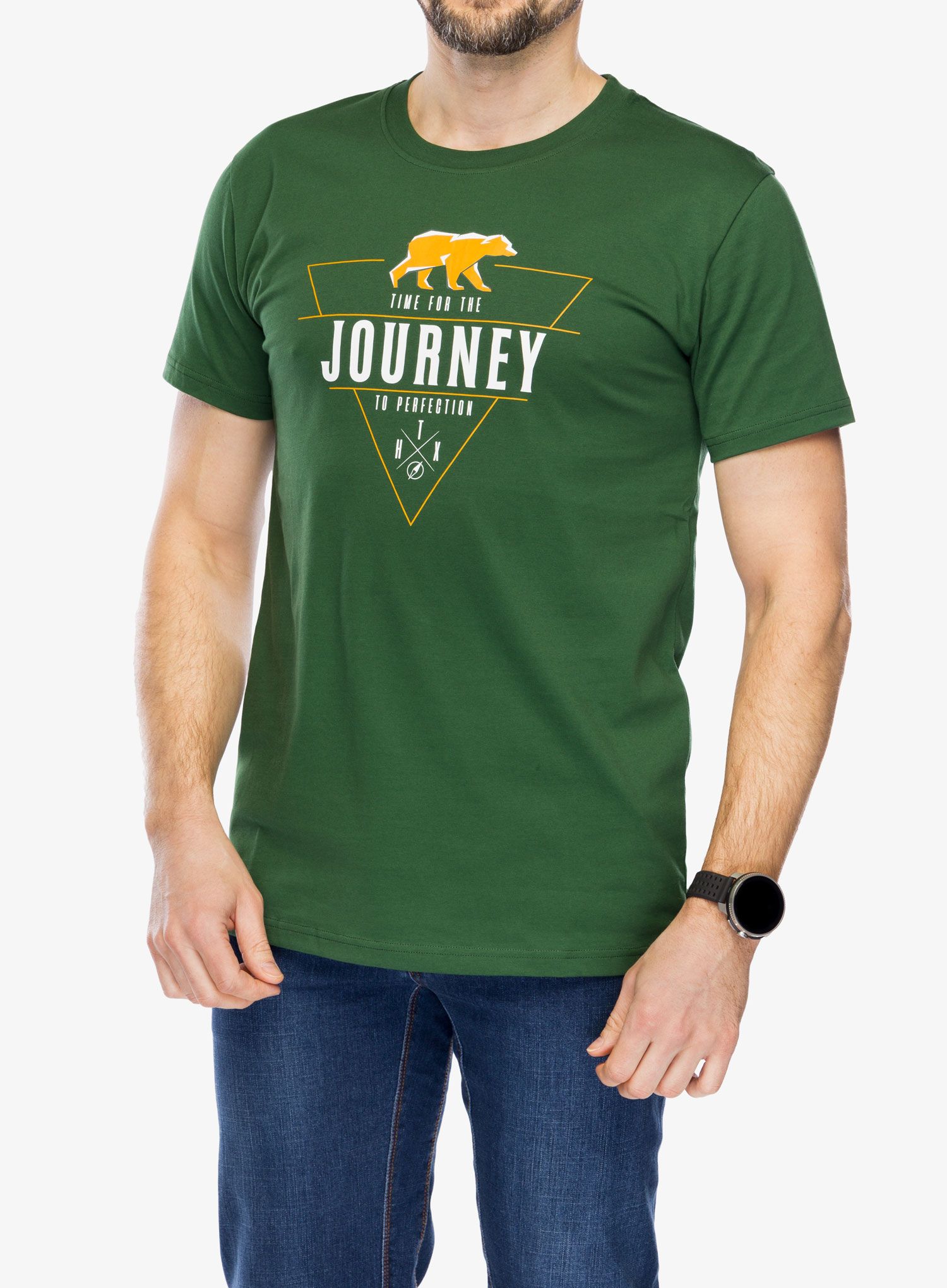 T-Shirt mit Aufdruck Helikon-Tex T-Shirt Journey to Perfection - monstera green