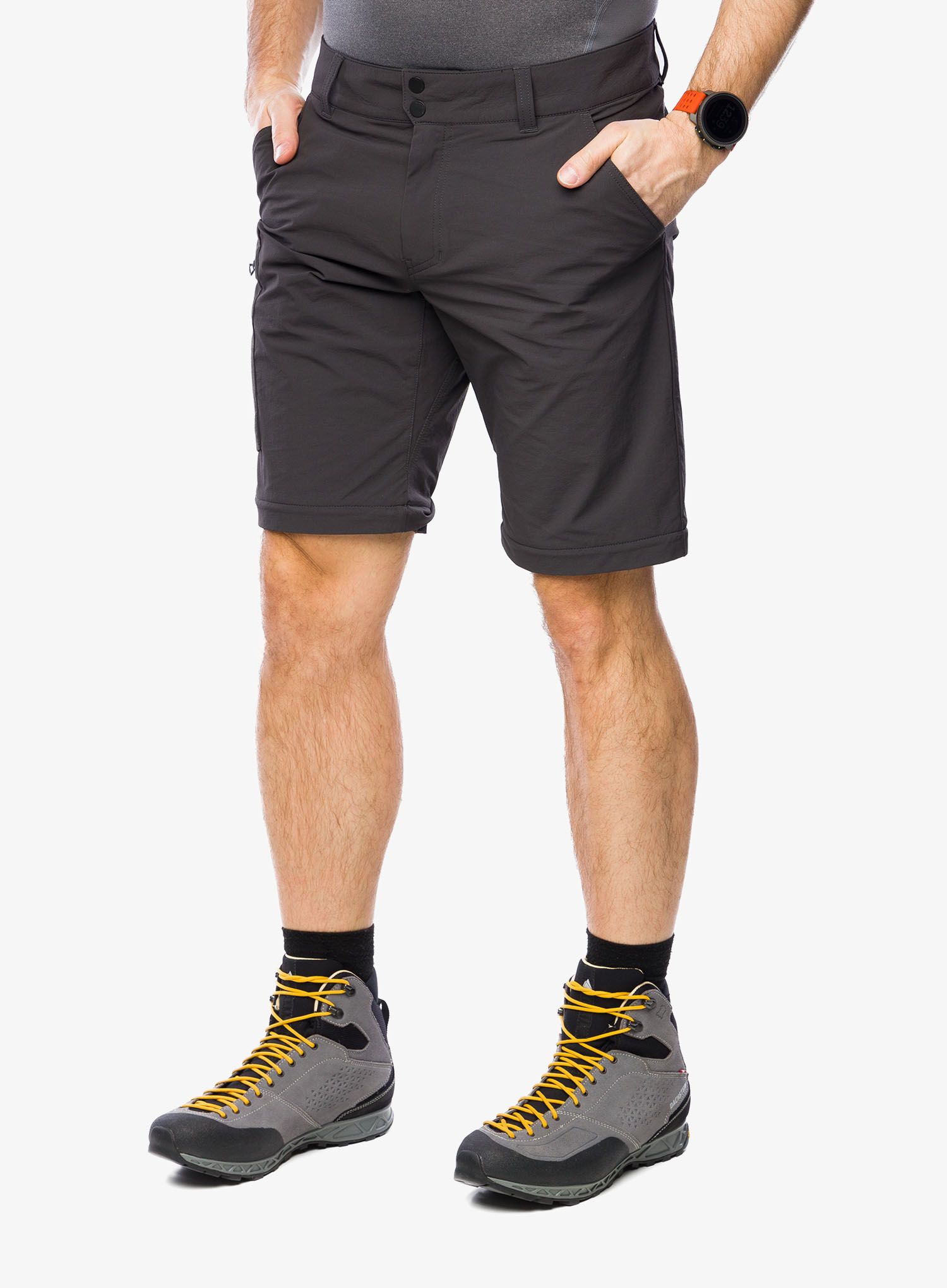 Outdoorhose Herren Helly Hansen Brono Softshell Zip Off Pant - ebony