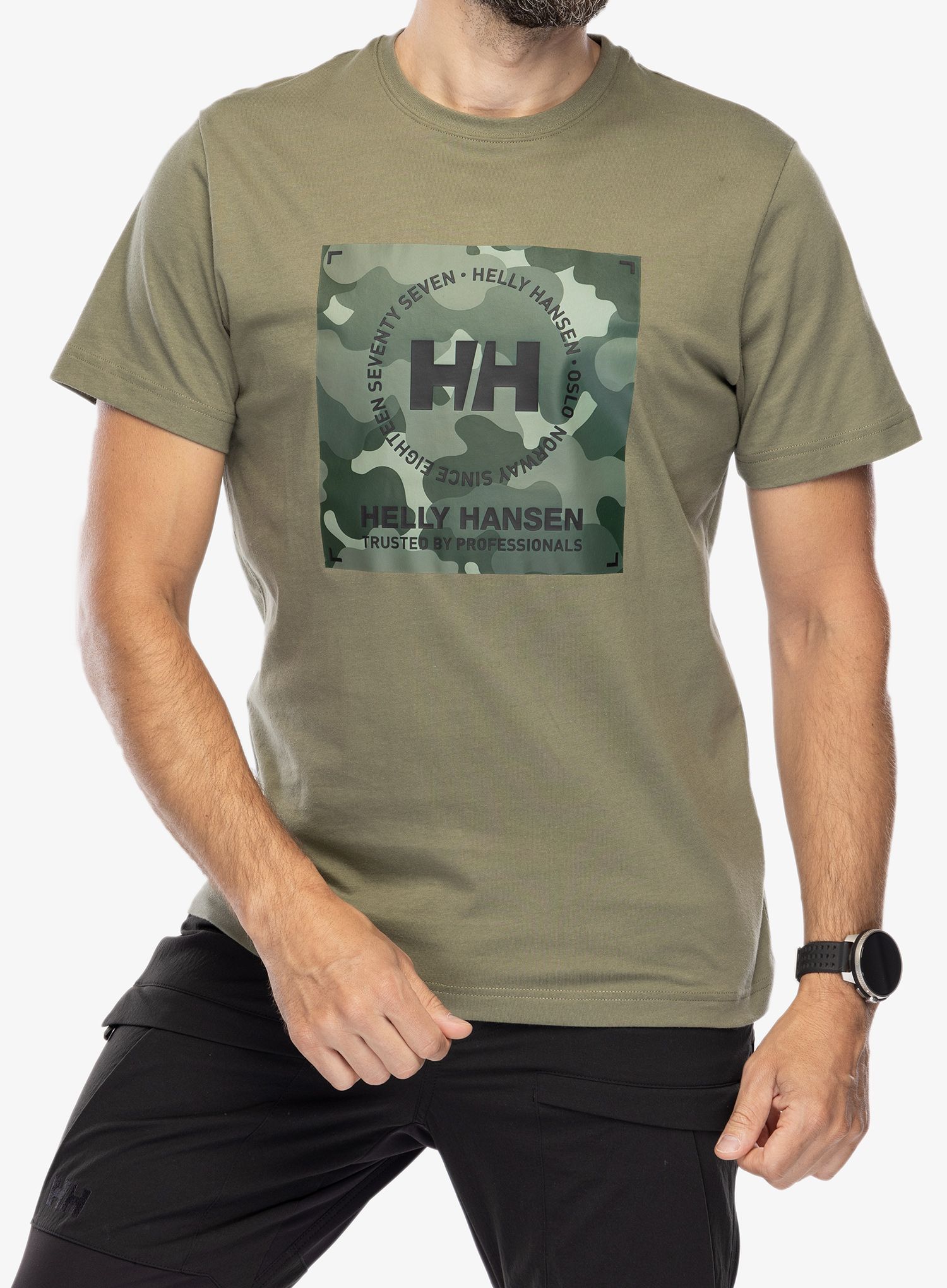 T-Shirt mit Aufdruck Helly Hansen Core Graphic T-Shirt - lav green