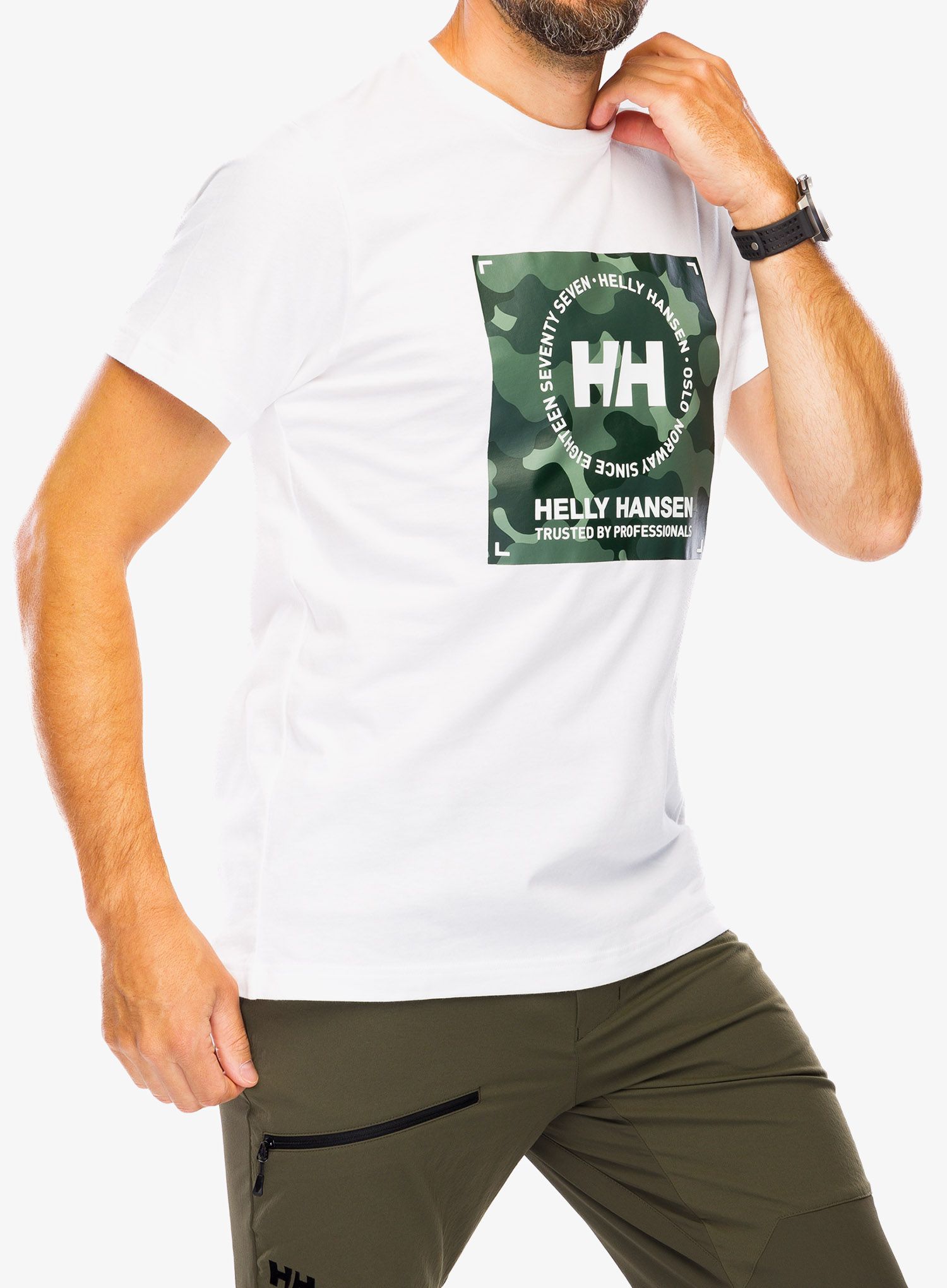 Baumwolle T-Shirt Helly Hansen Core Graphic T-Shirt - white