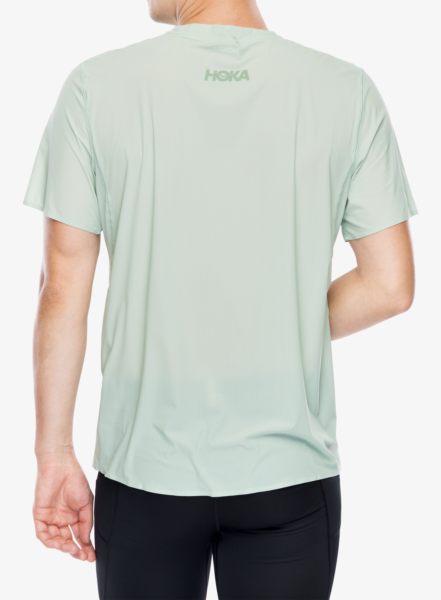 Laufshirt Hoka Performance Run Short Sleeve - aloe vera