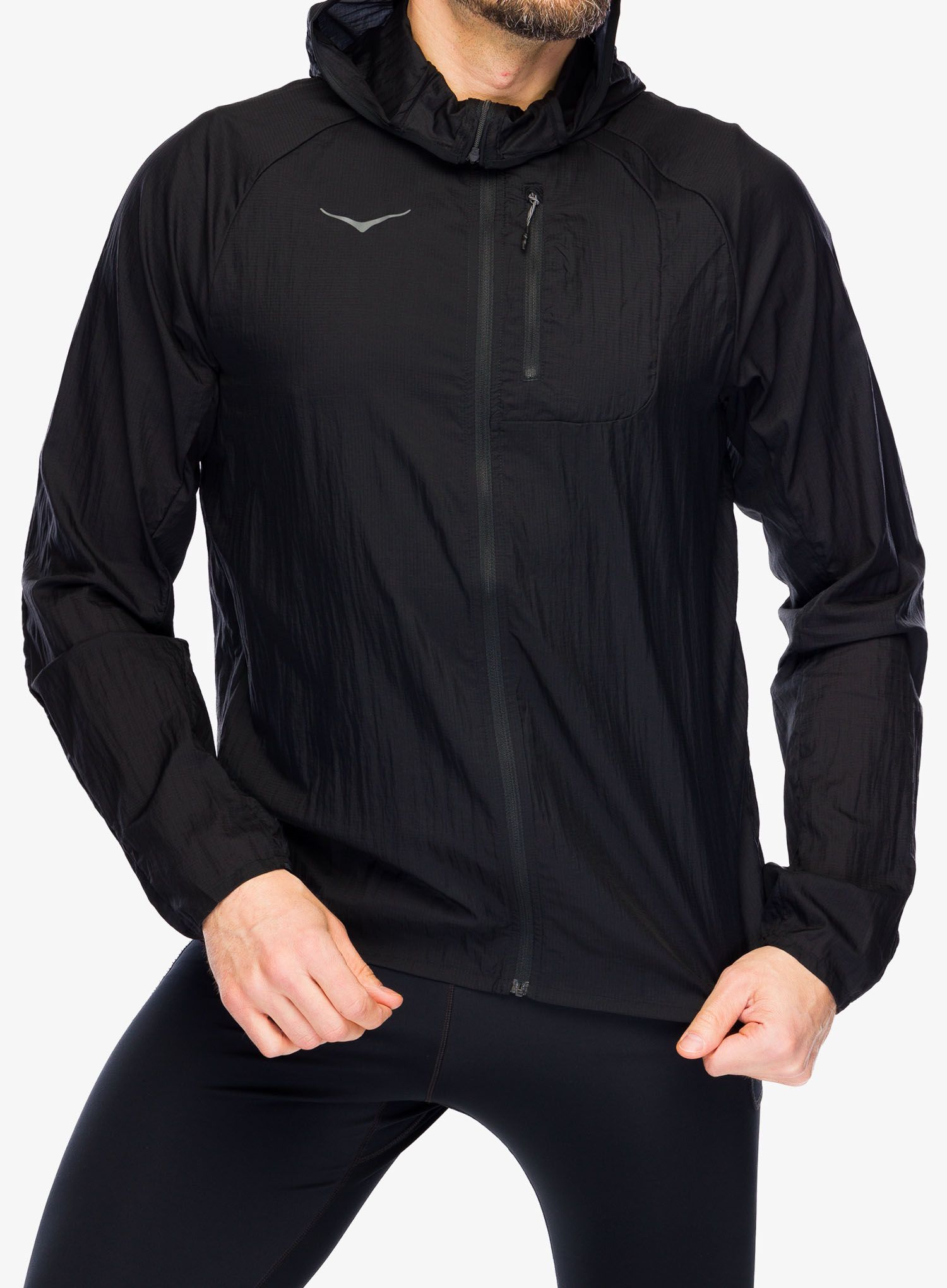 Windjacke Hoka Skyflow Jacket - black