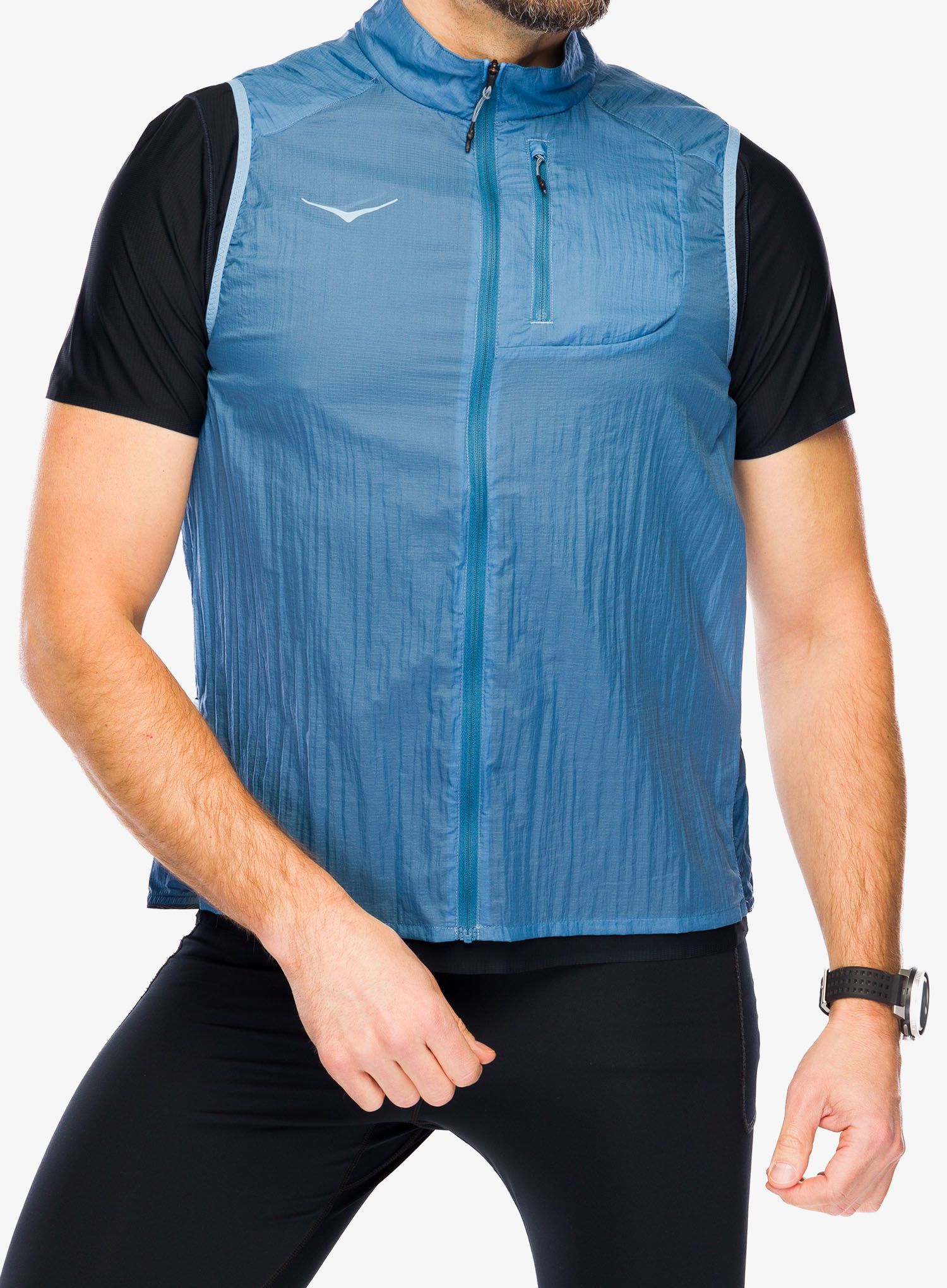 Weste Hoka Skyflow Vest - shadow