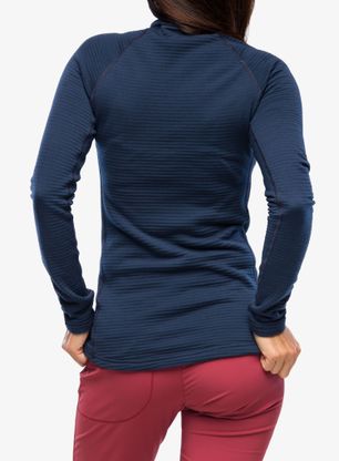 Funktionsshirt Langarm Damen Houdini Desoli Thermal Half Zip - blue illusion
