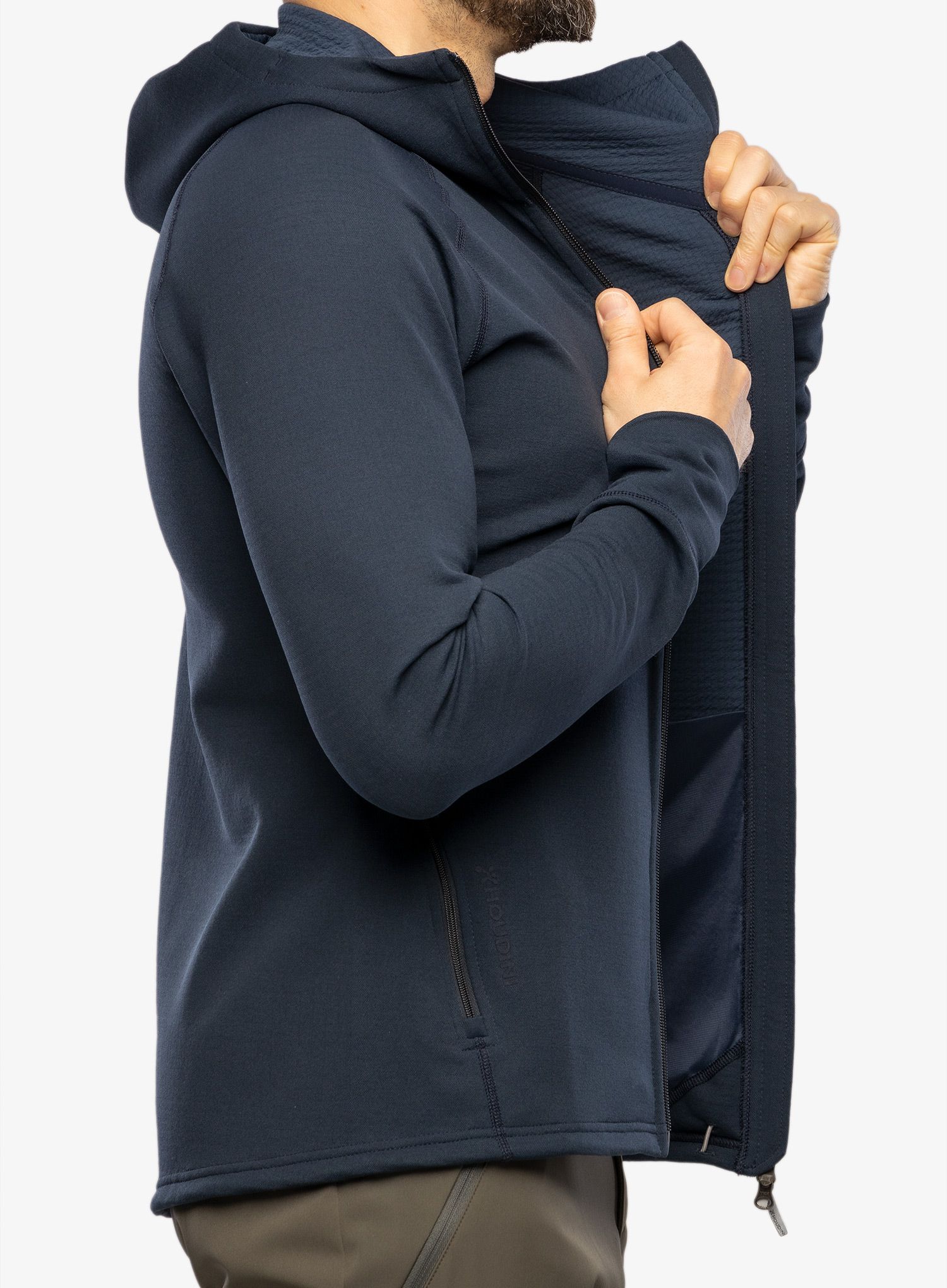 Fleecepullover Houdini Mono Air Houdi - blue illusion