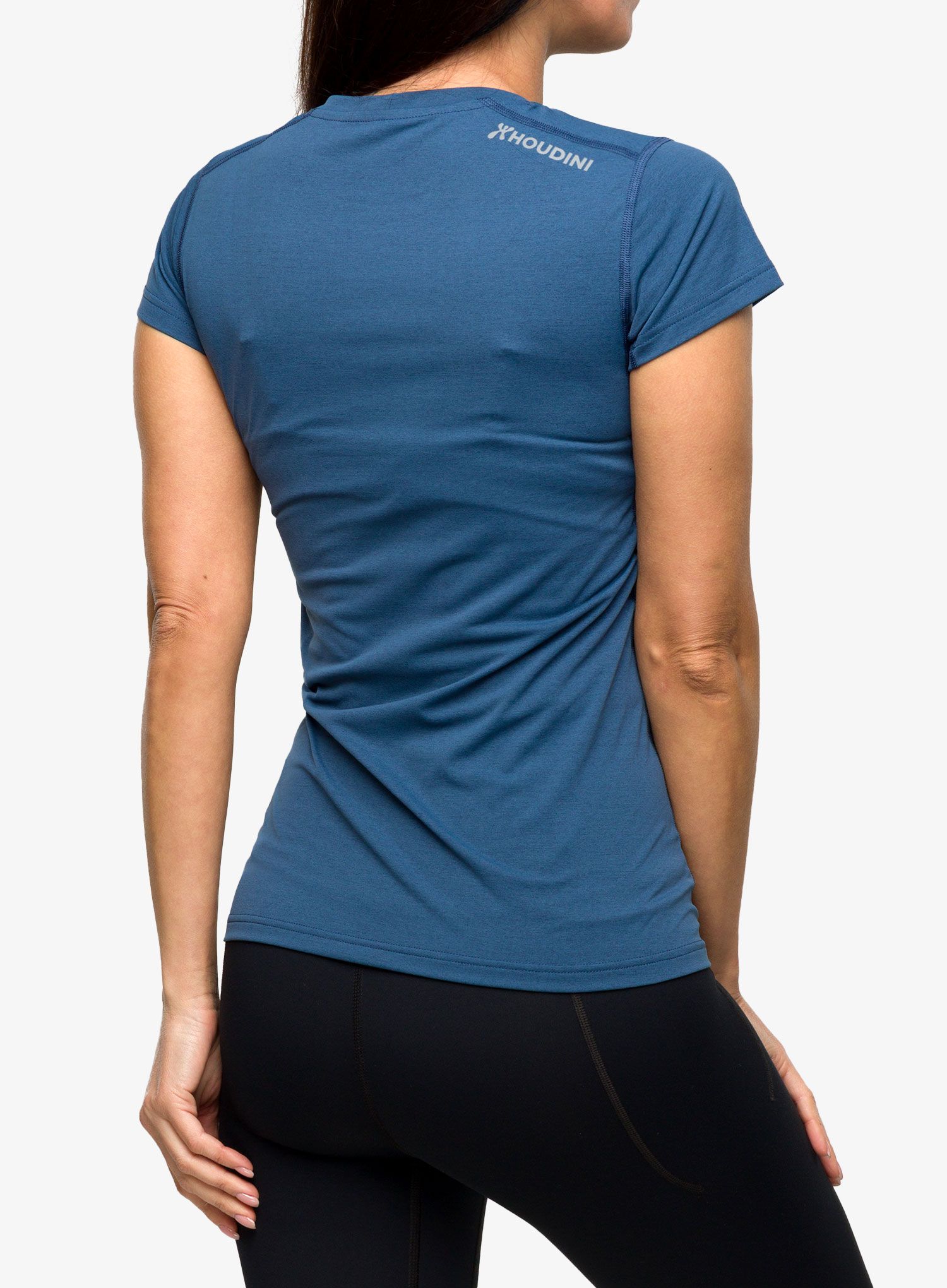 Laufshirt Damen Houdini Pace Air Tee - summit blue