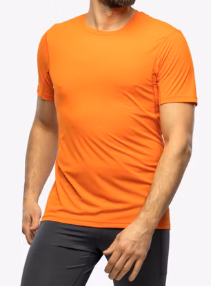 Laufshirt Houdini Pace Air Tee - sunset orange