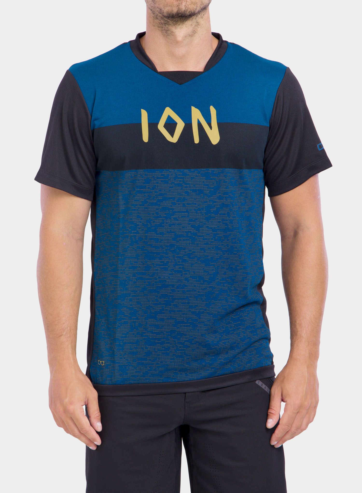 Fahrradtrikot Herren ION SS Scrub AMP - ocean blue