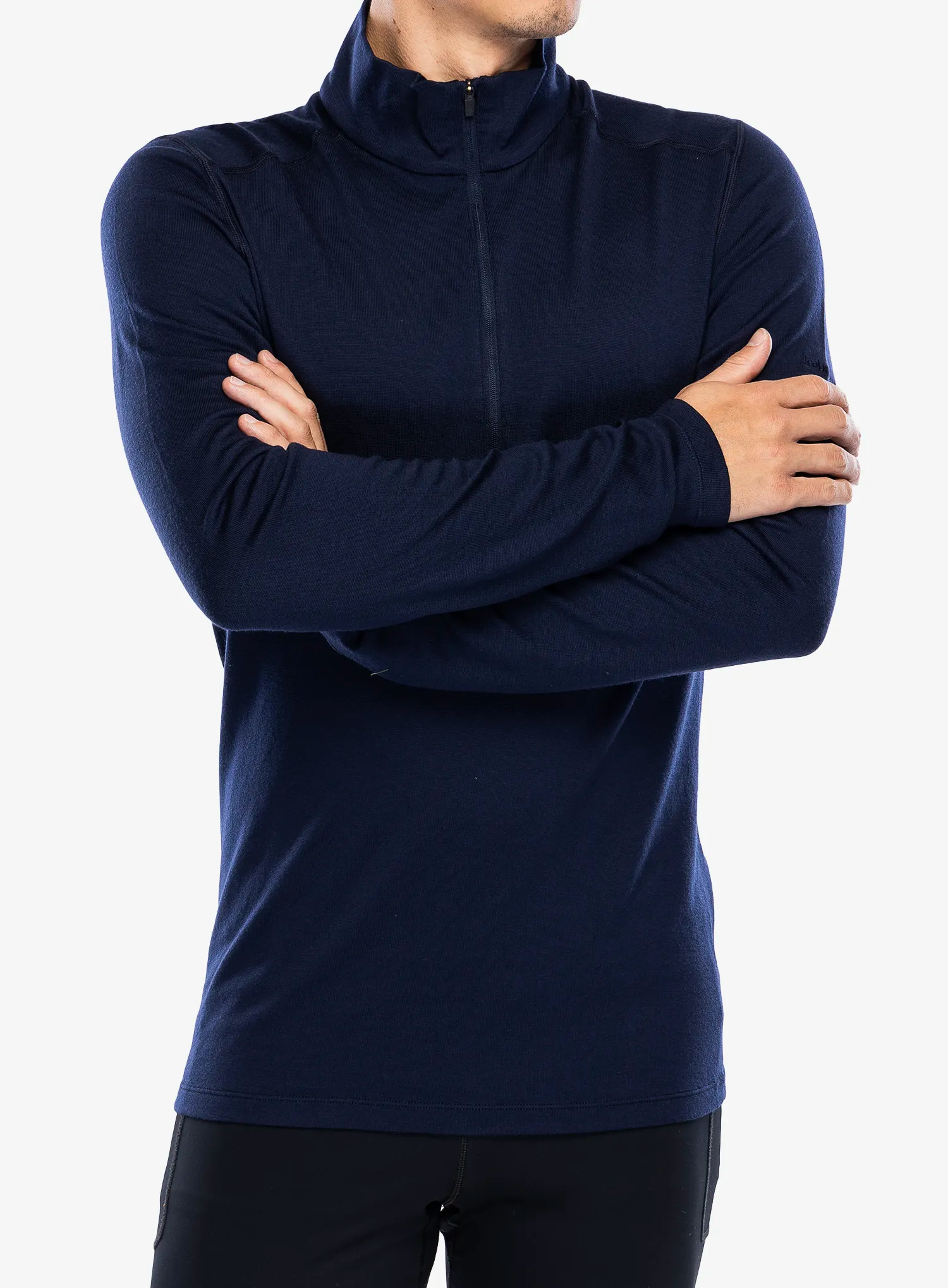 Funktionsshirt Herren Langarm Icebreaker 260 Tech L/S Half Zip - midnight navy