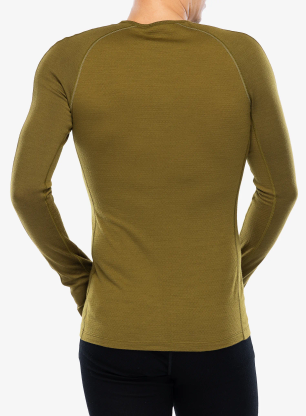 Funktionsshirt Herren Langarm Icebreaker 260 ZoneKnit LS Crewe - algae/ashen/cb