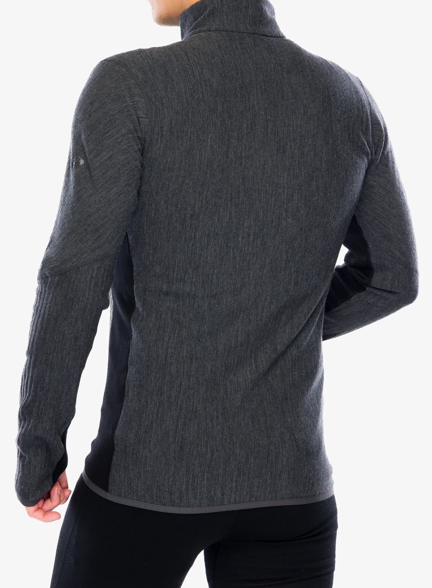 Pullover mit Reißverschluss Icebreaker Descender L/S Zip - jet hthr/black