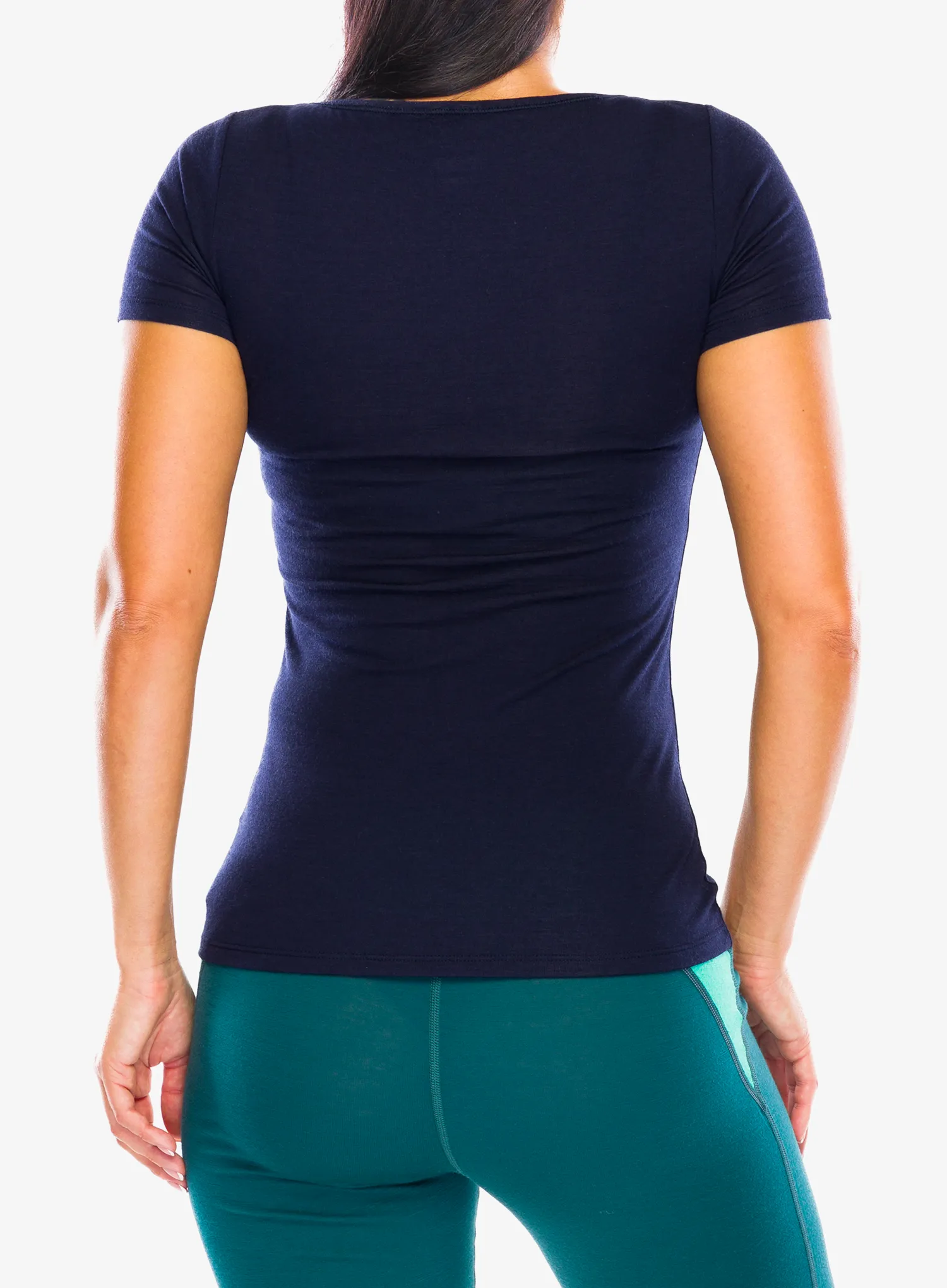 Funktionsshirt Damen Icebreaker Siren SS Sweetheart - midnight navy