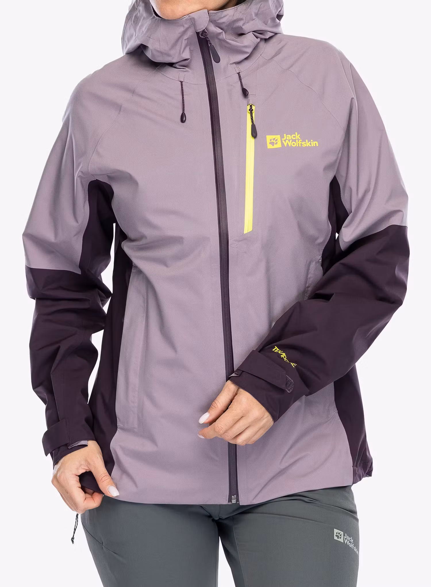 Regenjacke Damen Jack Wolfskin Eagle Peak 2L Jacket - wild blossom
