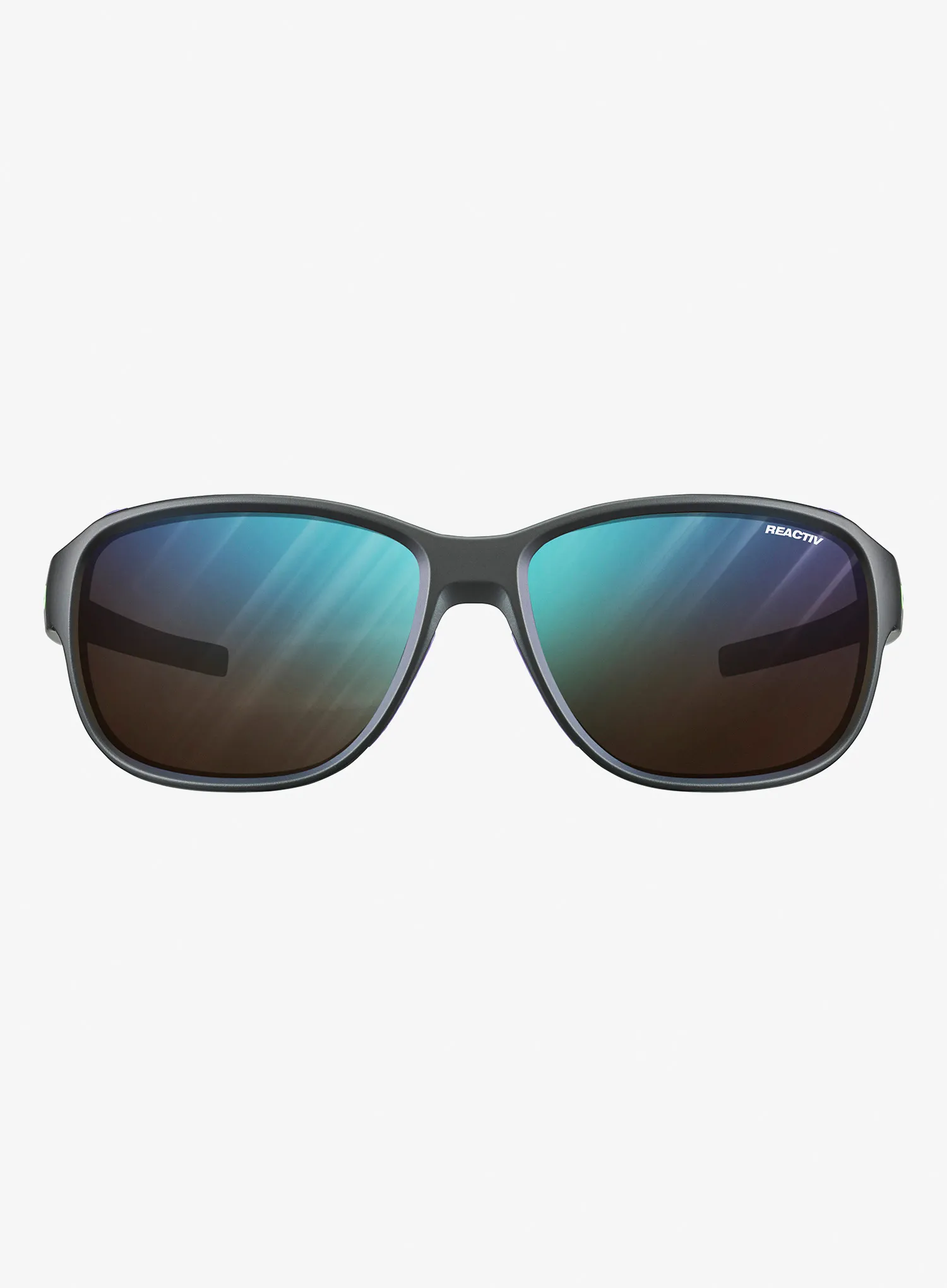 Sonnenbrille Julbo Montebianco 2 - REACTIV 2-4 - black mat/purple