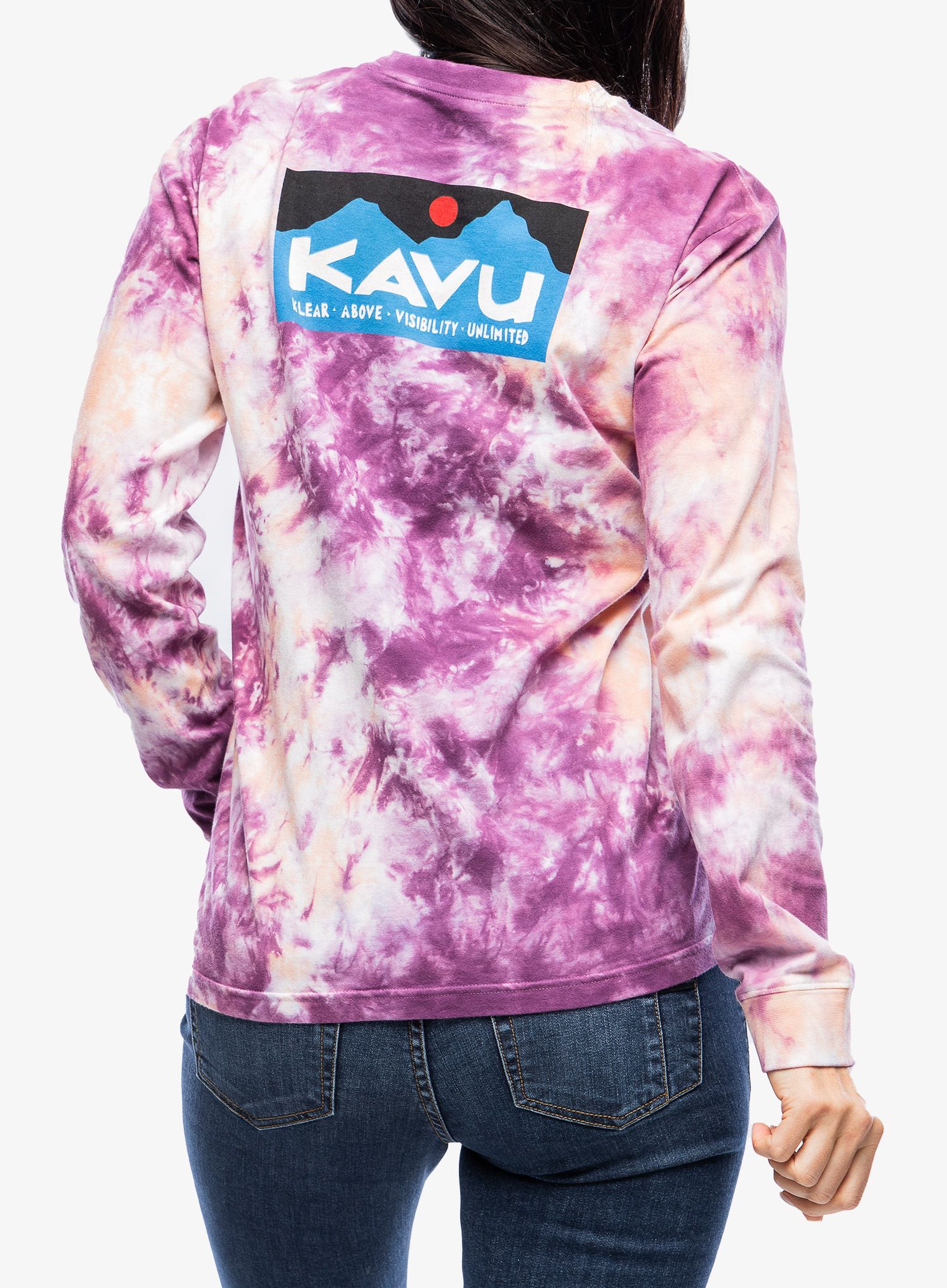 Longsleeve Damen Kavu Forever Kavu LS - pink blaze tie dye