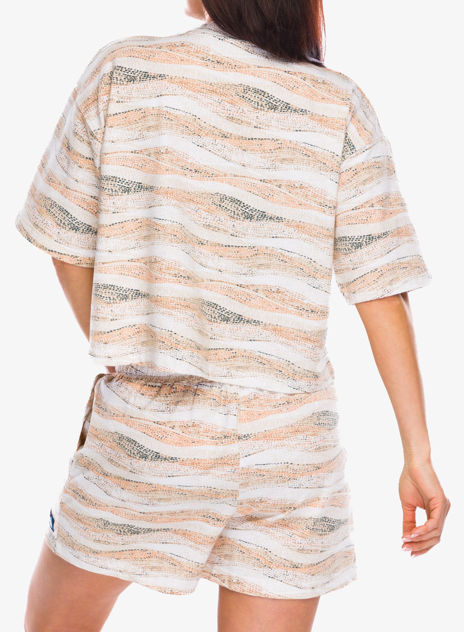 T-Shirt Baumwolle Damen Kavu Live Free - mosaic drift