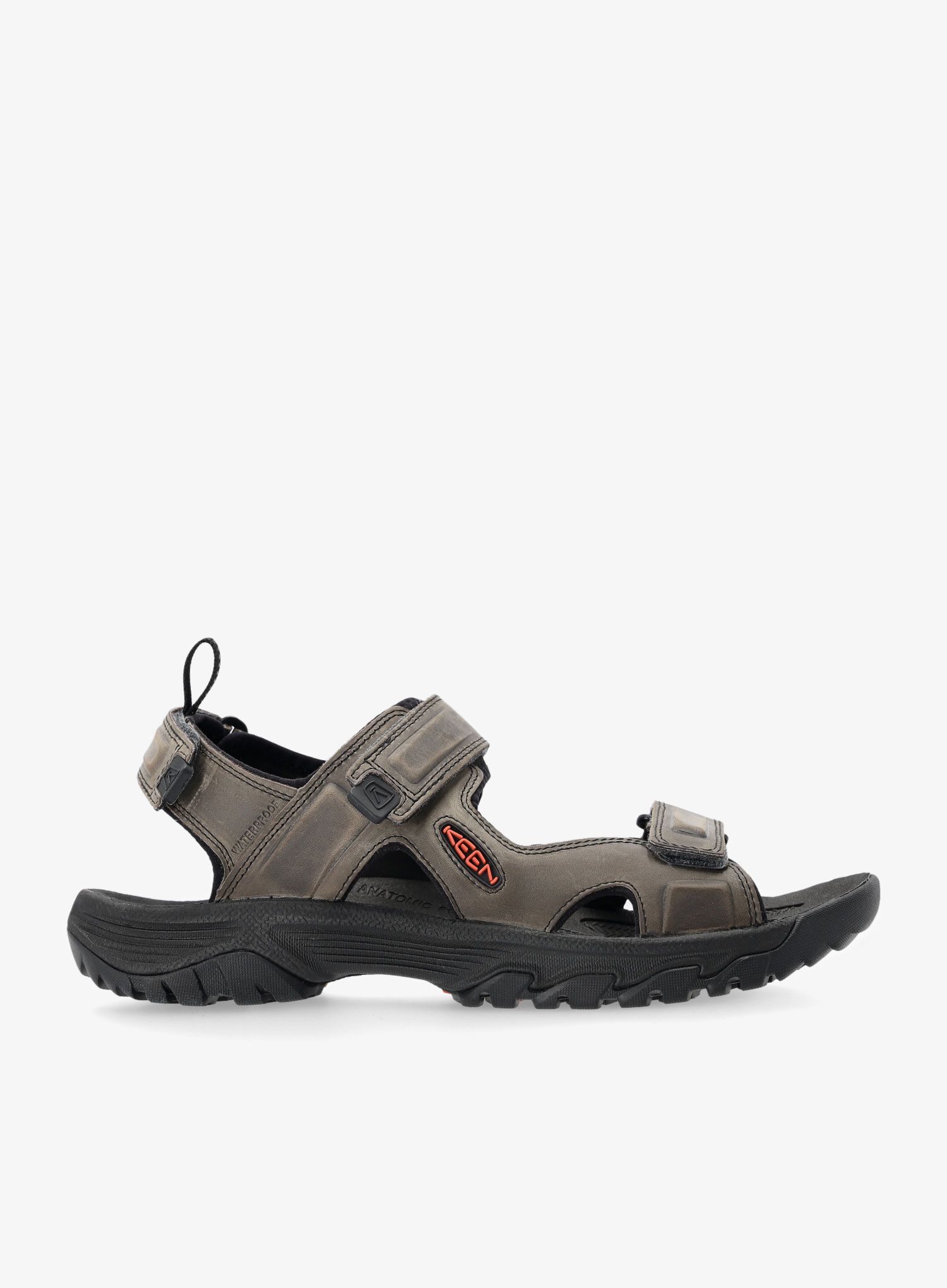 Sandalen Herren Keen Targhee III Open Toe Sandal - grey/black