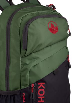 Fahrradrucksack Kohla Challenger 16L - bronze green/scarlet/caviar
