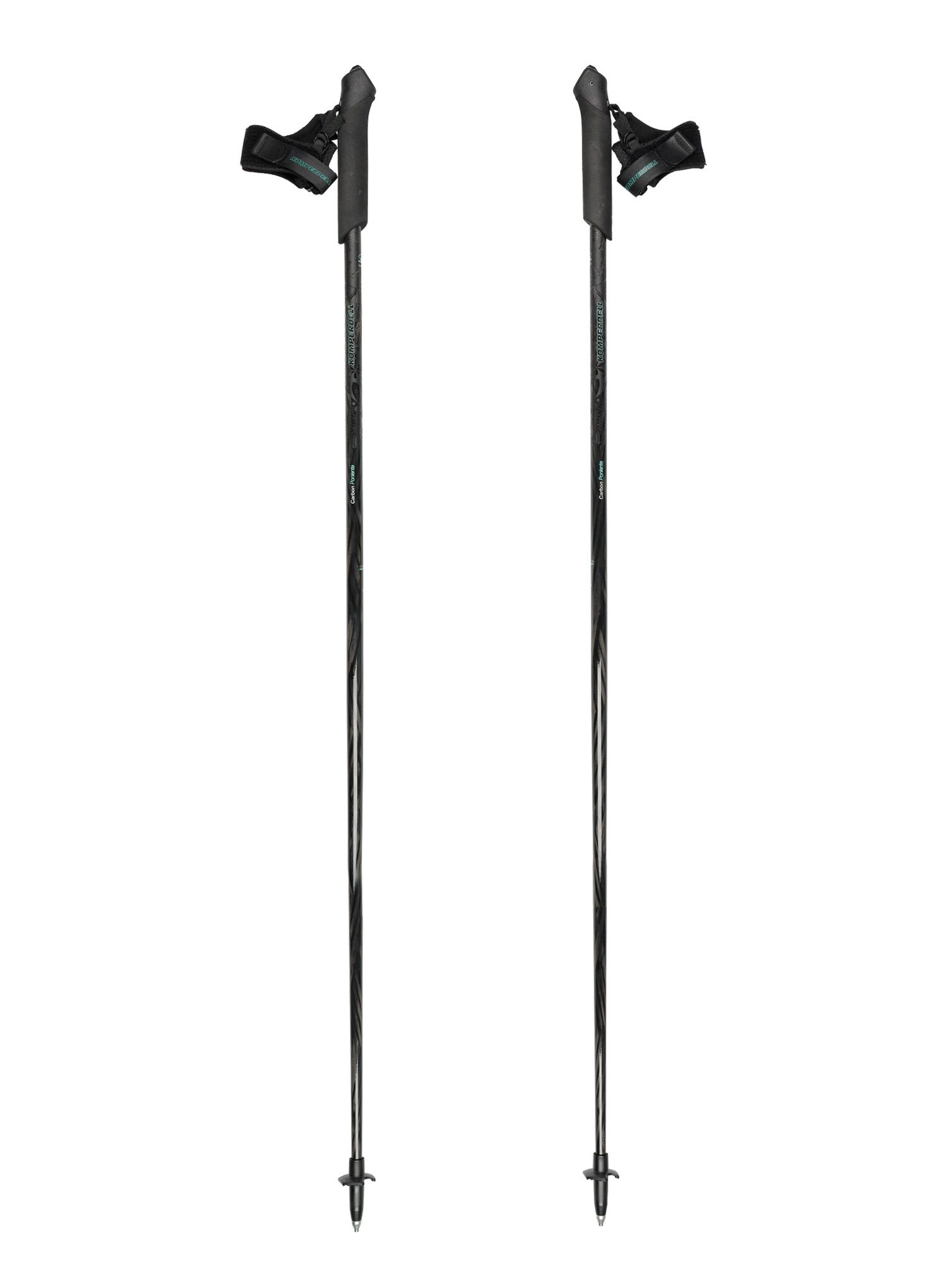 Nordic Walking Stöcke Komperdell Poniente Carbon Pure - black