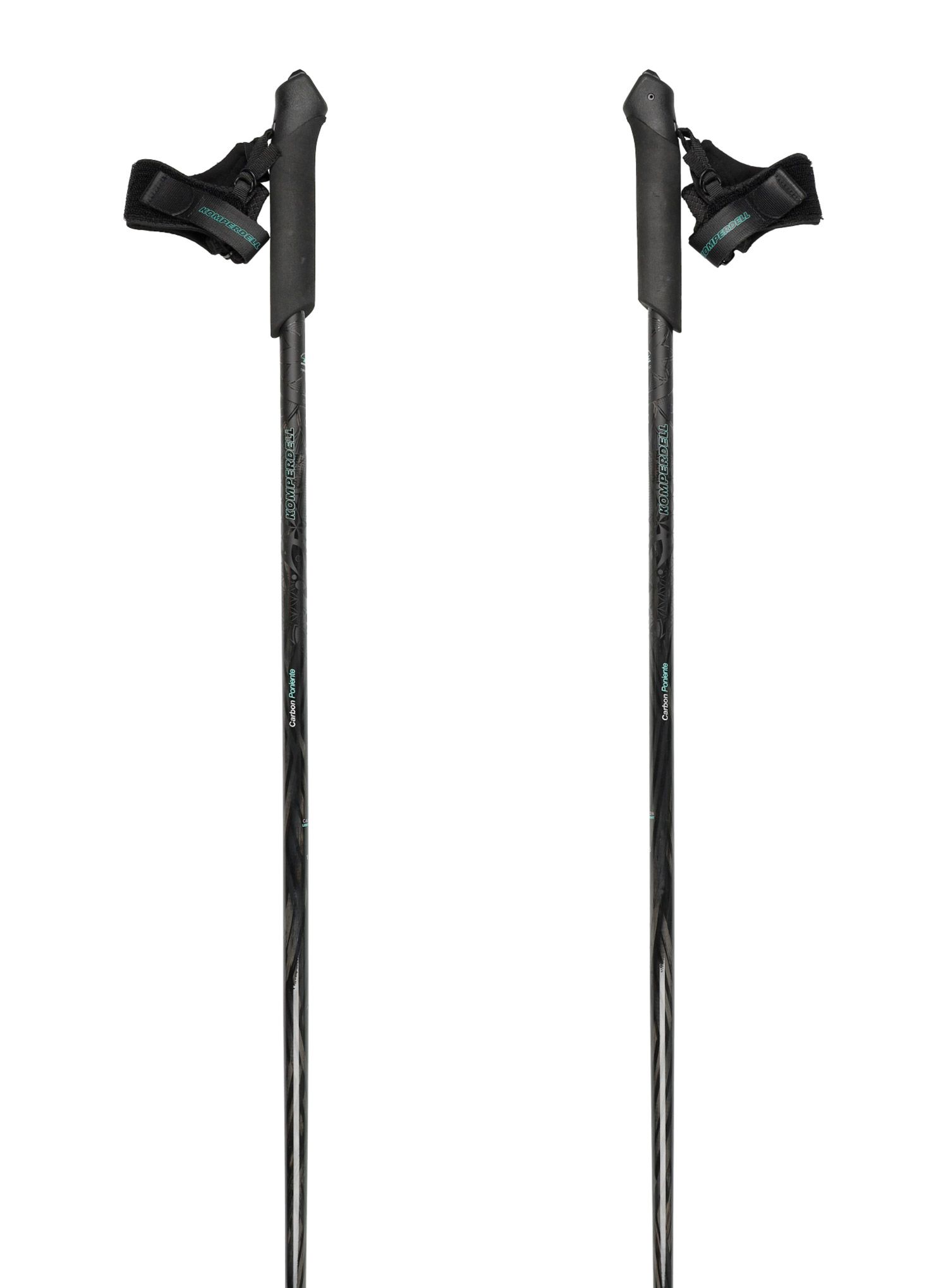 Nordic Walking Stöcke Komperdell Poniente Carbon Pure - black