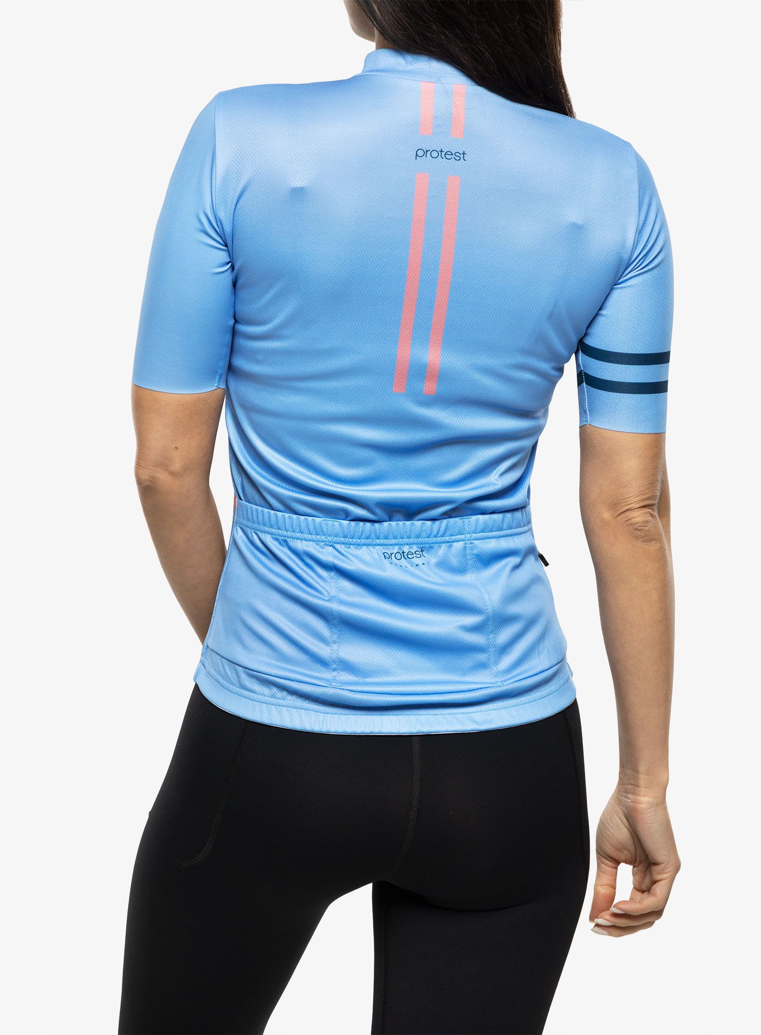 Rennrad Trikot Damen Protest Prtciclovia Cycling Jersey Short Sleeve - havasu blue