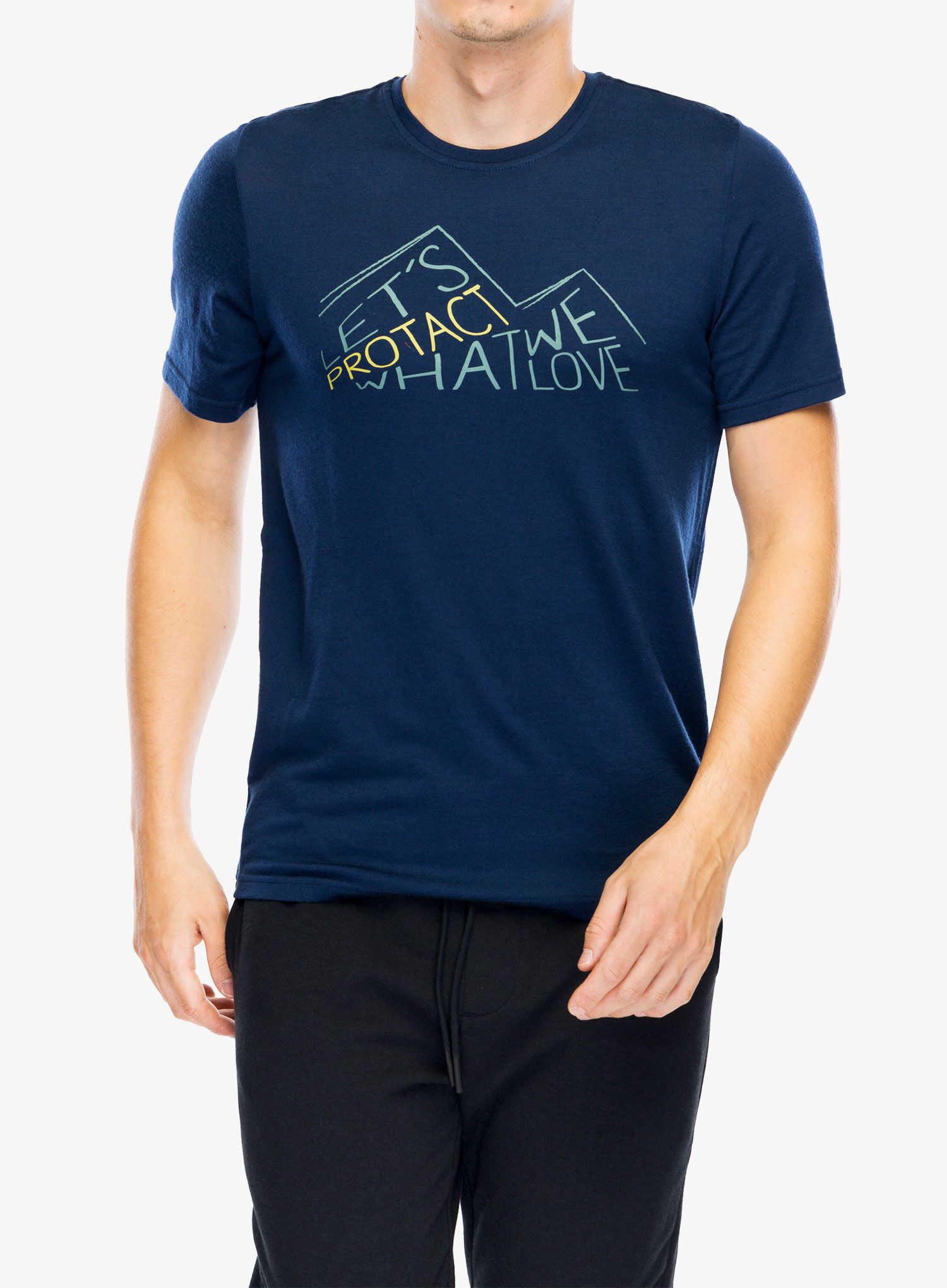 Merinoshirt Ortovox 185 Merino Protact TS - deep ocean