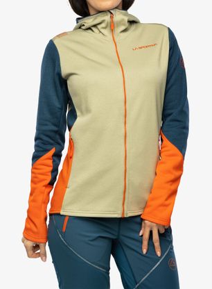 Kapuzenpullover Damen La Sportiva Cosmic Hoody - tea/storm blue