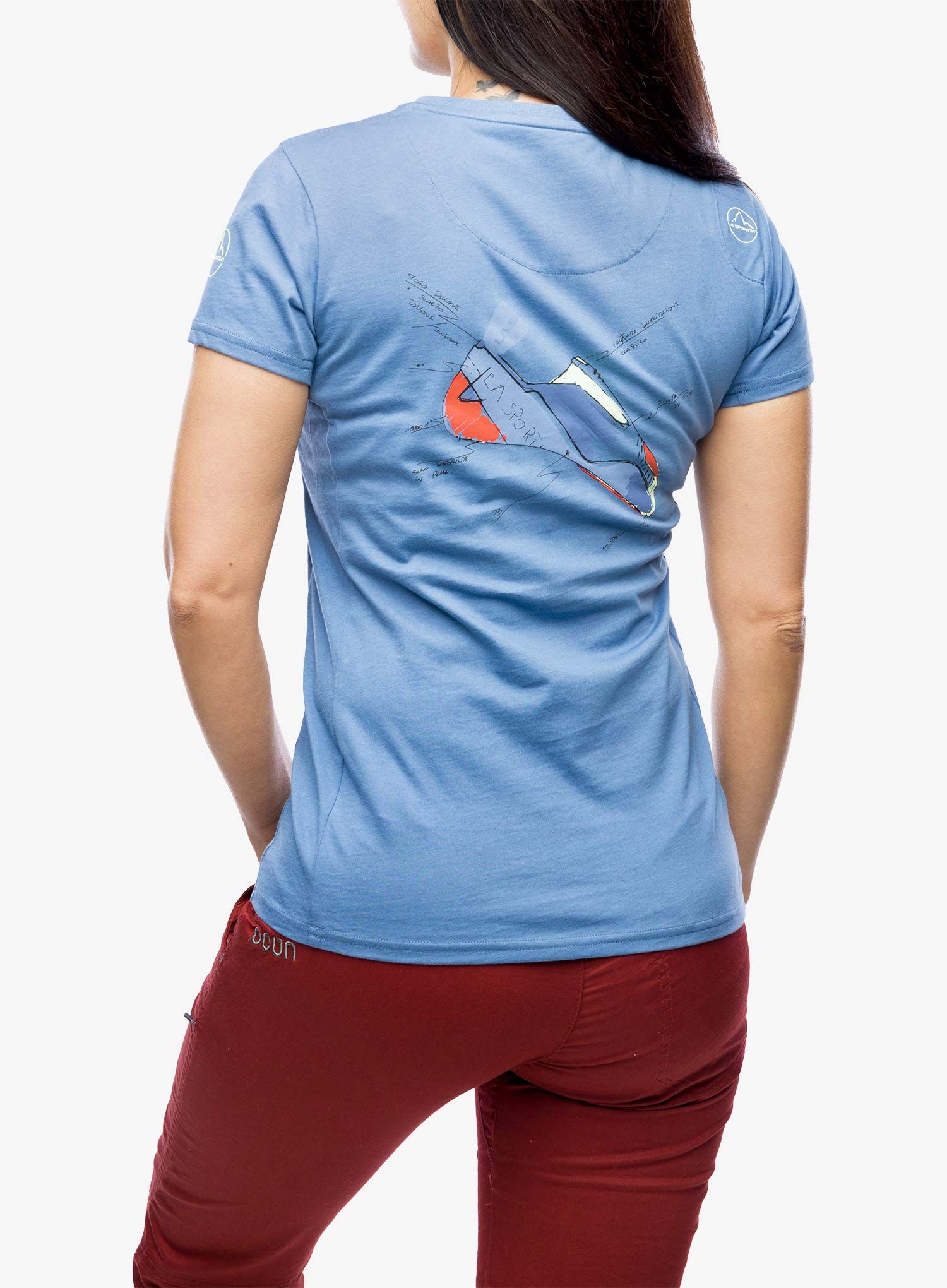 T-Shirt Baumwolle Damen La Sportiva Mantra T-Shirt - moonlight
